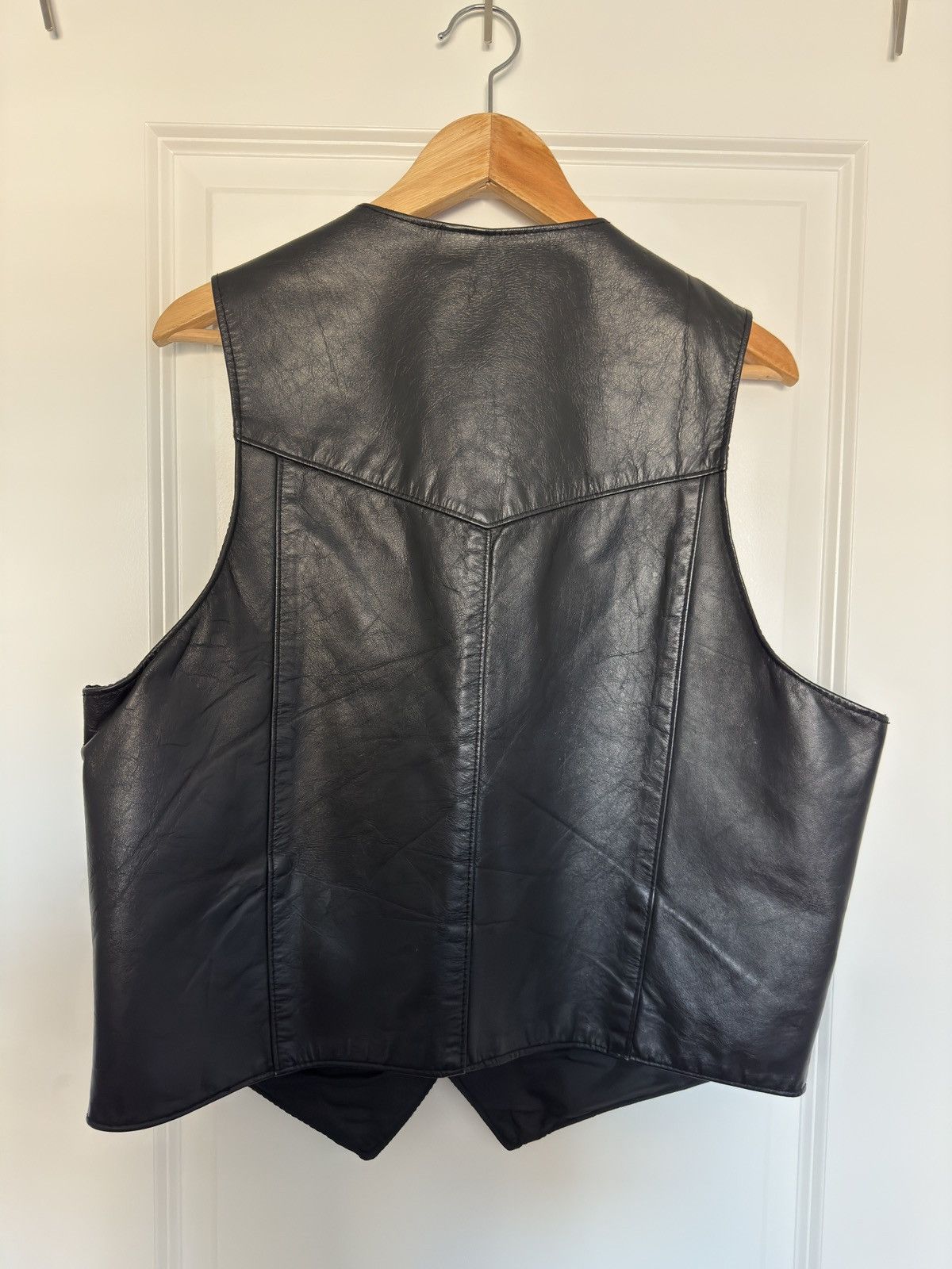 Vintage Leather Biker Vest Size US M / EU 48-50 / 2 - 2 Thumbnail
