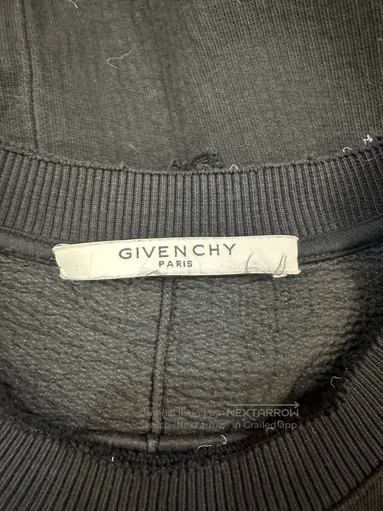 Givenchy Givenchy Classic Ripped Sweatshirt Size US S / EU 44-46 / 1 - 4 Thumbnail
