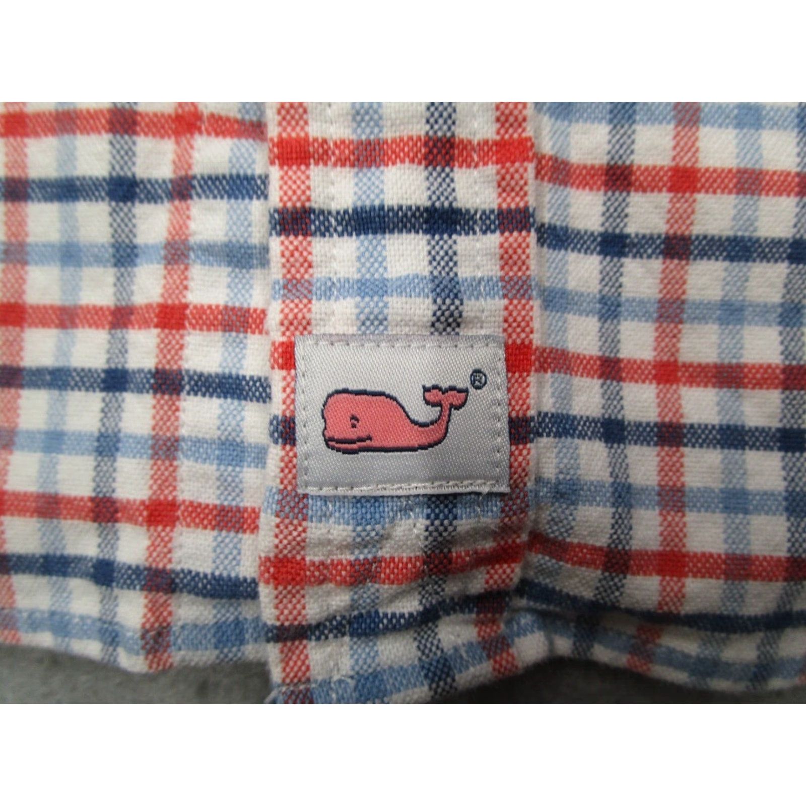 Vineyard Vines VINTAGE Vineyard Vines Men's Shirt Slim Fit Button-Up Casual Check Blue Cotton Blend M Size US M / EU 48-50 / 2 - 4 Thumbnail