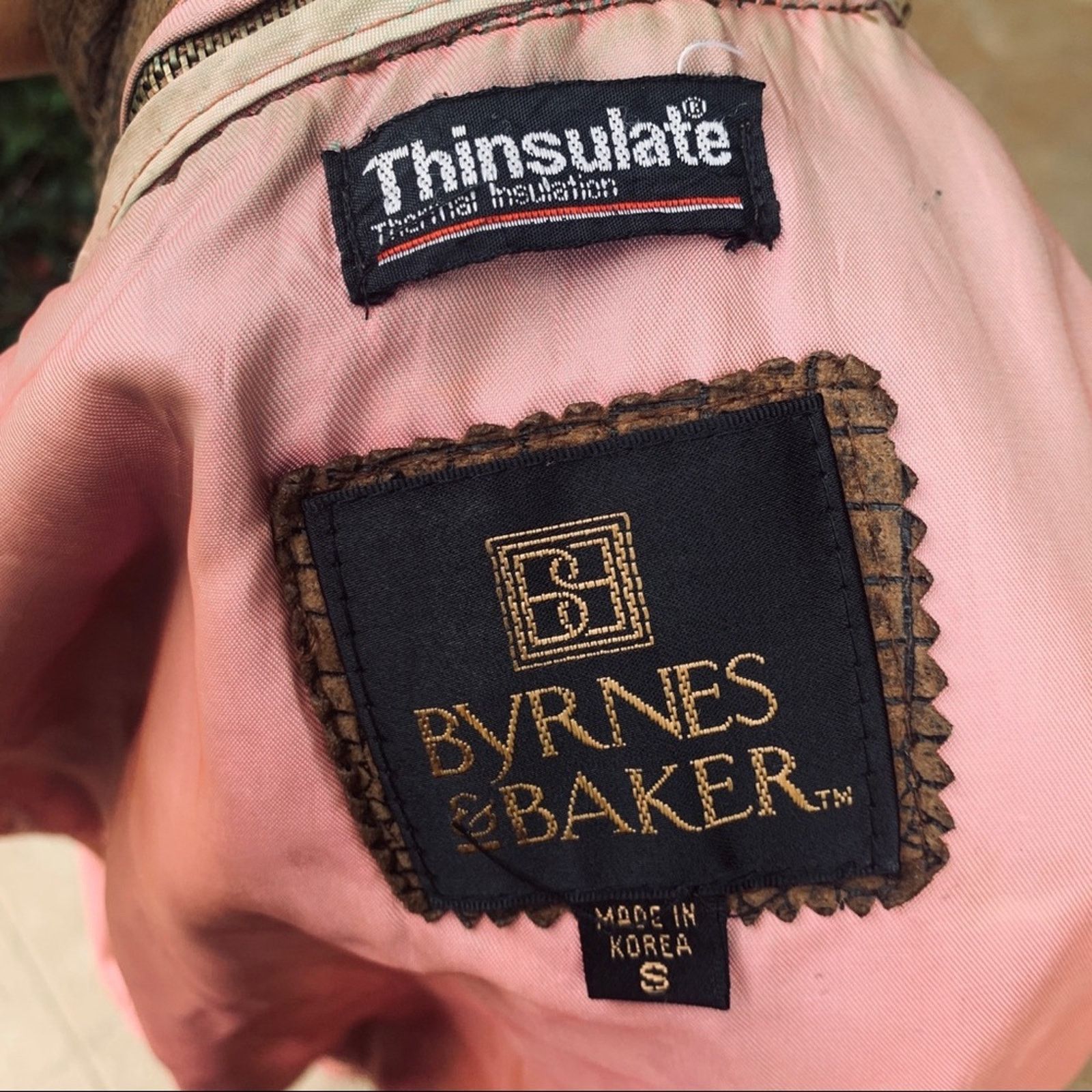 Other Rare Vintage Byrnes & Baker Thinsulate Suede Leather Jacket Size US S / EU 44-46 / 1 - 10 Thumbnail