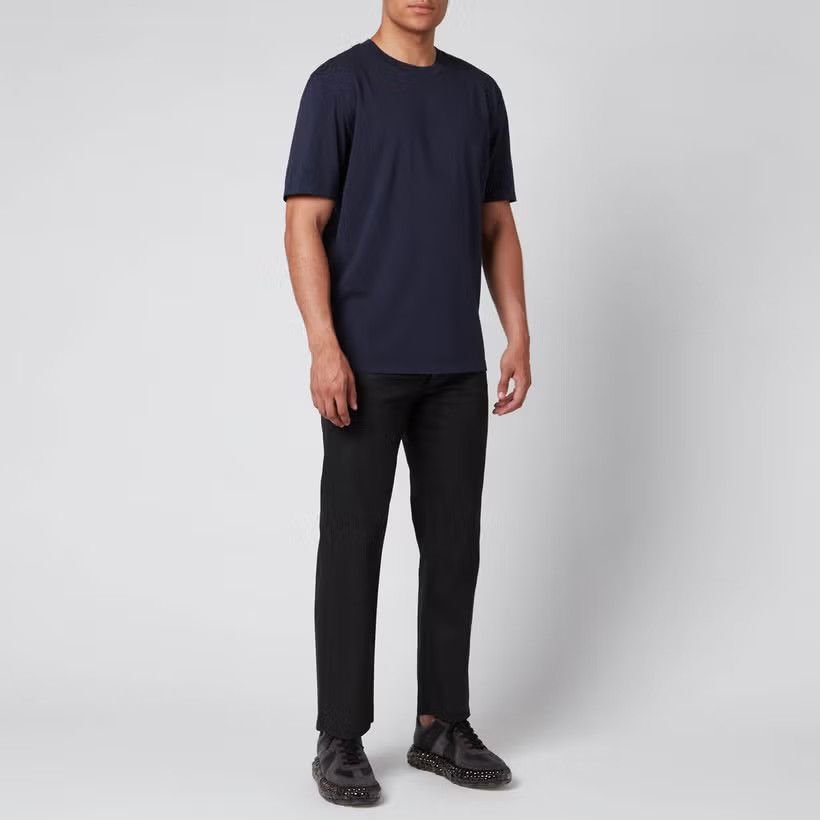 Maison Margiela o1y1224 Short Sleeves Crew Neck Basic T-Shirt In Navy Size US M / EU 48-50 / 2 - 3 Thumbnail