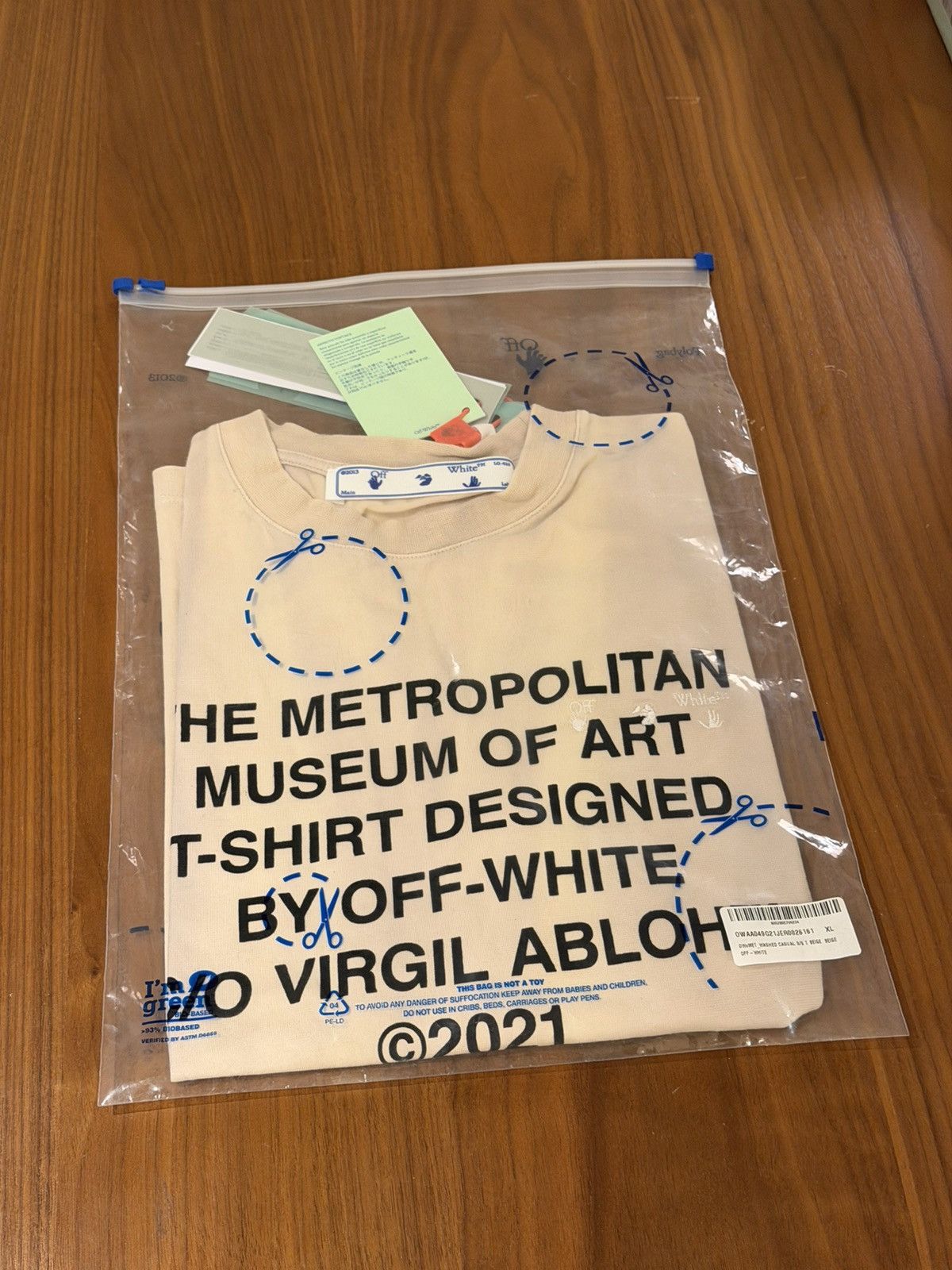 Off-White Off White x Met Museum Limited Edition T-Shirt 2021 Size US XL / EU 56 / 4 - 1 Thumbnail