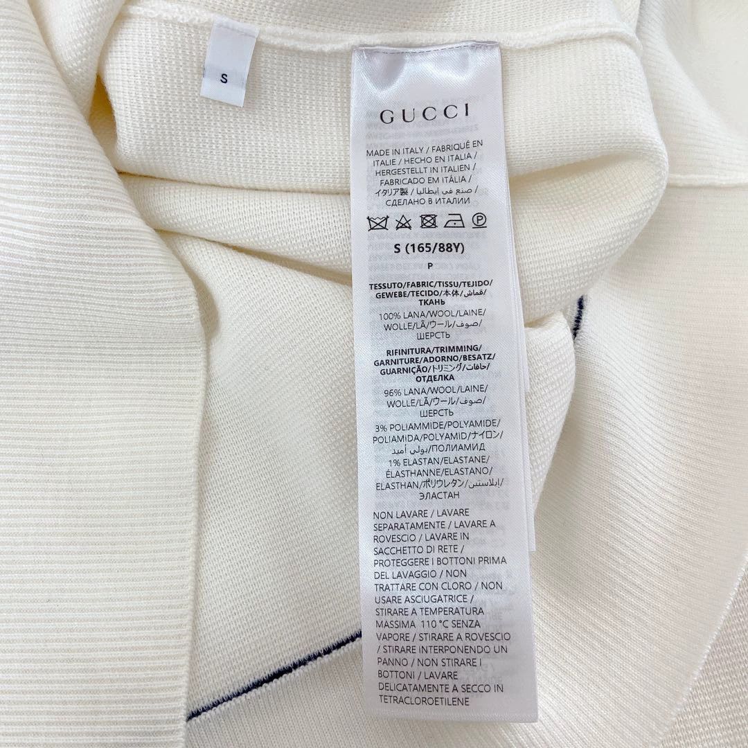 Gucci Gucci White Knit Cardigan S Size S / US 4 / IT 40 - 7 Thumbnail