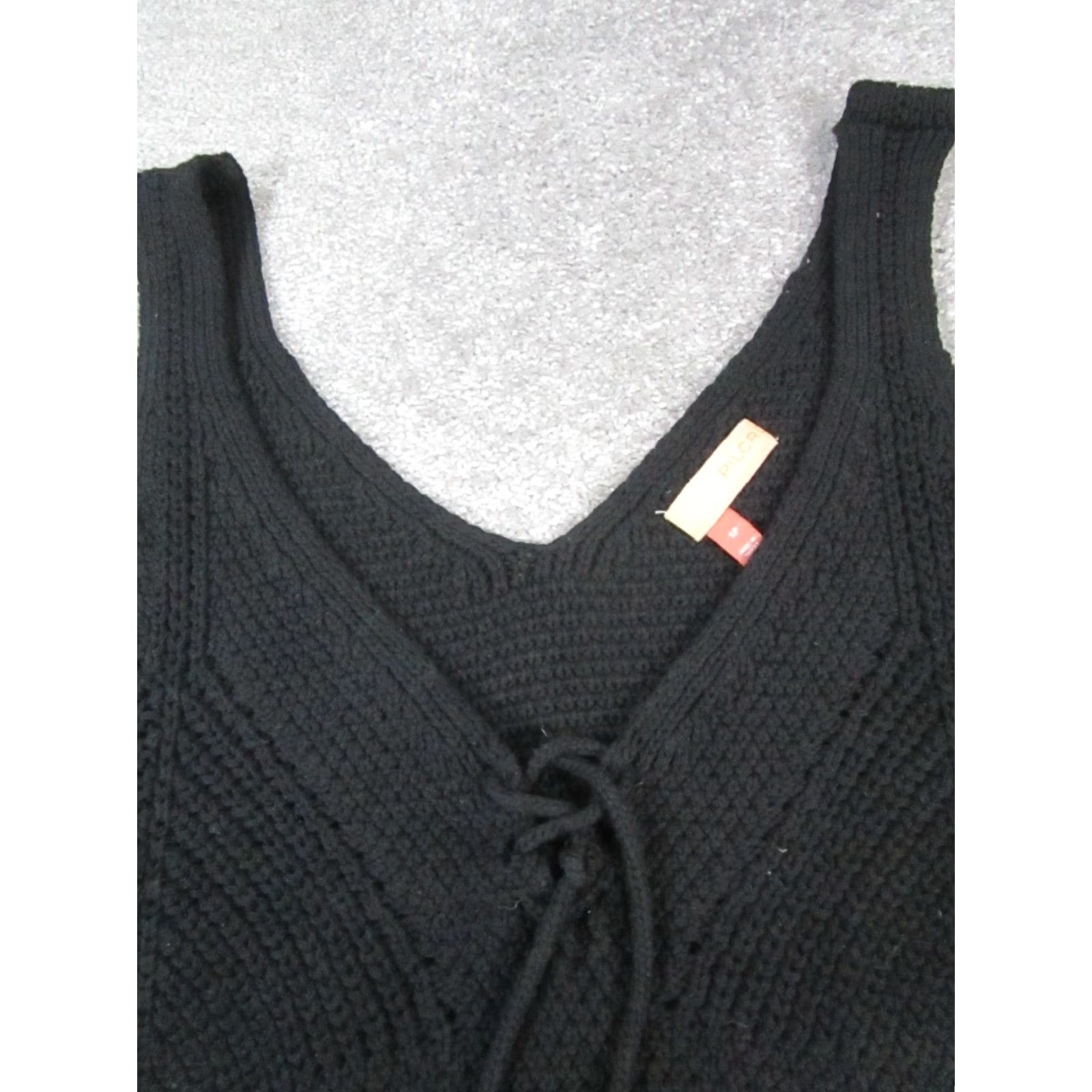 Vintage Pilcro Tank Top Womens Small Black Knit Tank Pilcro Womens Small Black Knit Size S / US 4 / IT 40 - 2 Thumbnail