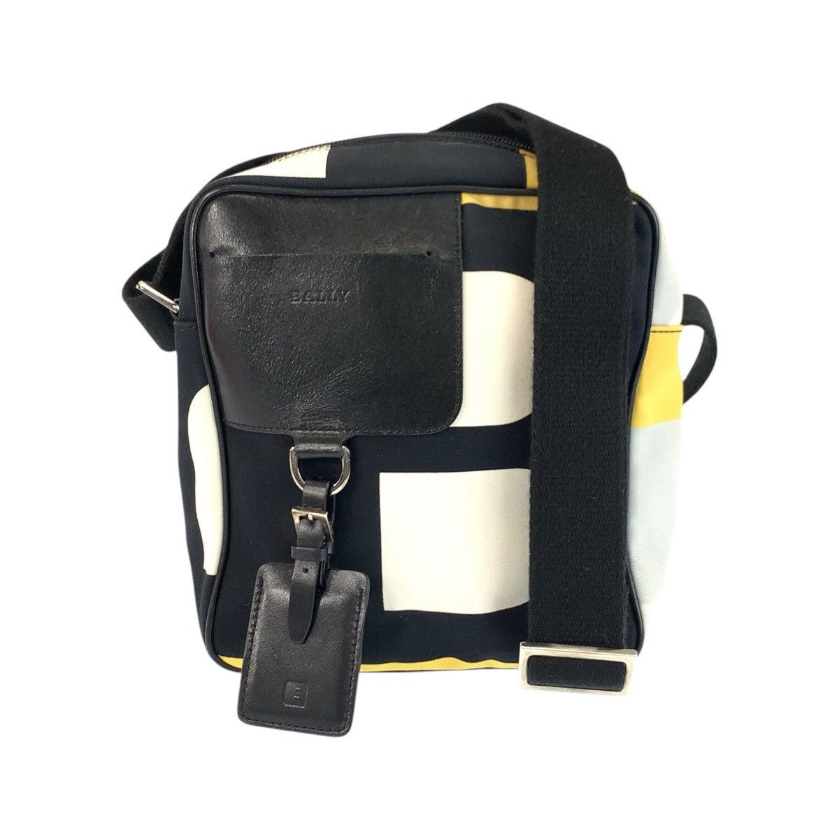 Bally Bally Bally BizzyB Leather Canvas Shoulder Bag Leather Shoulder Bag DUTY FREE for USA Size ONE SIZE - 1 Thumbnail