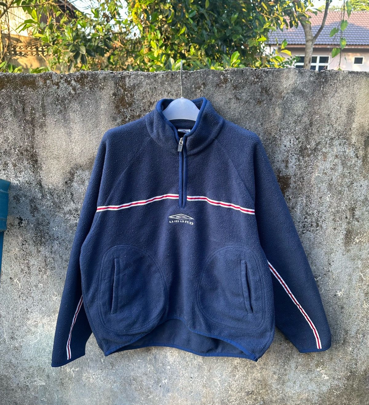 Umbro Umbro half zipper sweatshirt Size US L / EU 52-54 / 3 - 1 Thumbnail