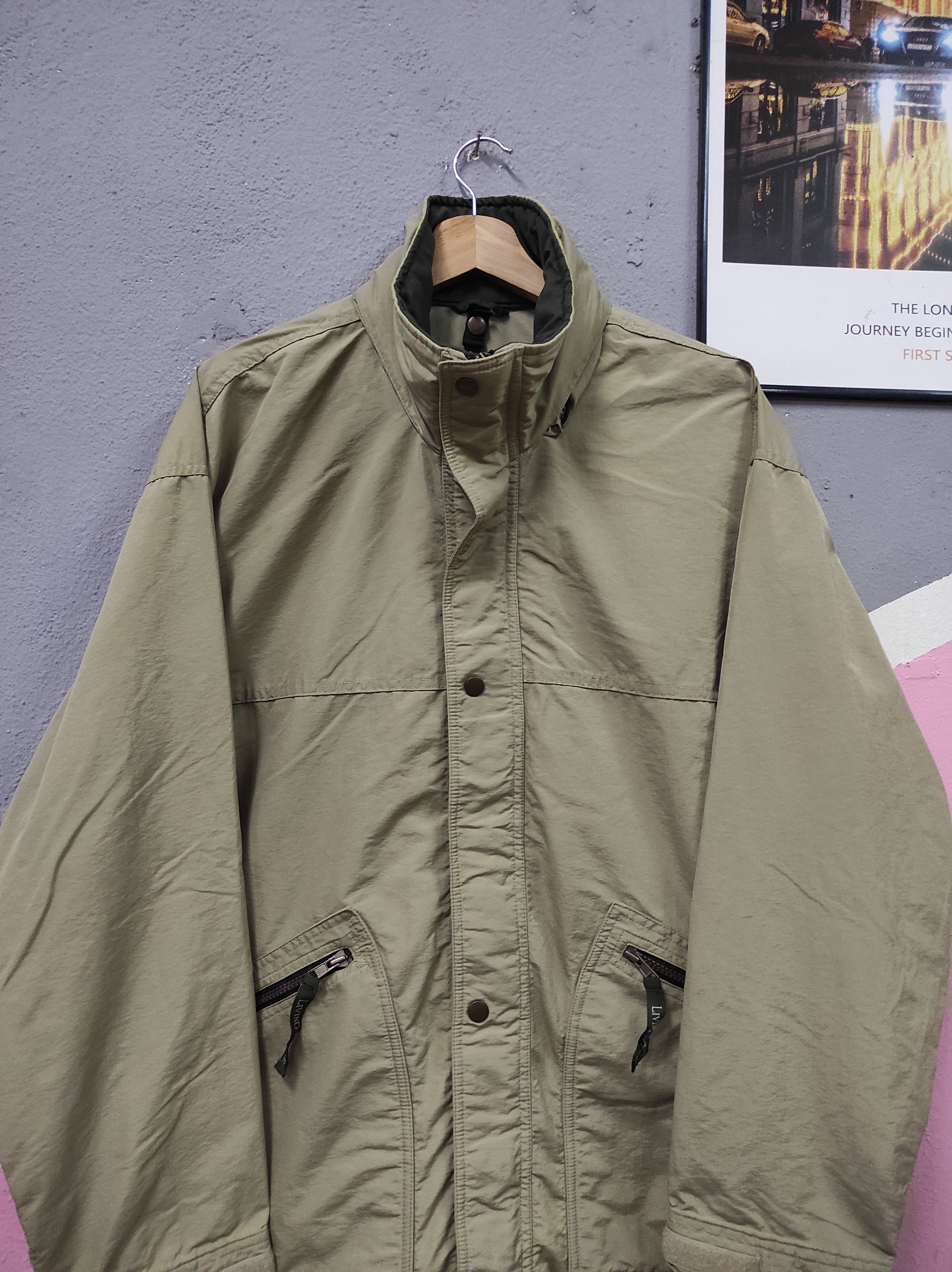 Vintage LIVING NATURE UTILITY JACKET HOODED Size US M / EU 48-50 / 2 - 3 Thumbnail