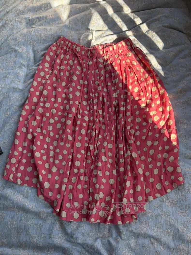 Comme des Garcons Comme Des Garcons size S Pink Dot Skirt Size 22" - 4 Thumbnail