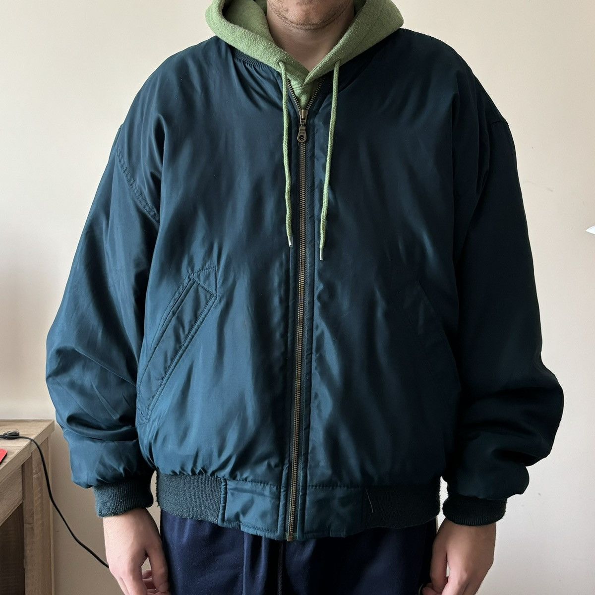 Japanese Brand Vintage Bomber Jacket Made In Korea Size US M / EU 48-50 / 2 - 5 Thumbnail