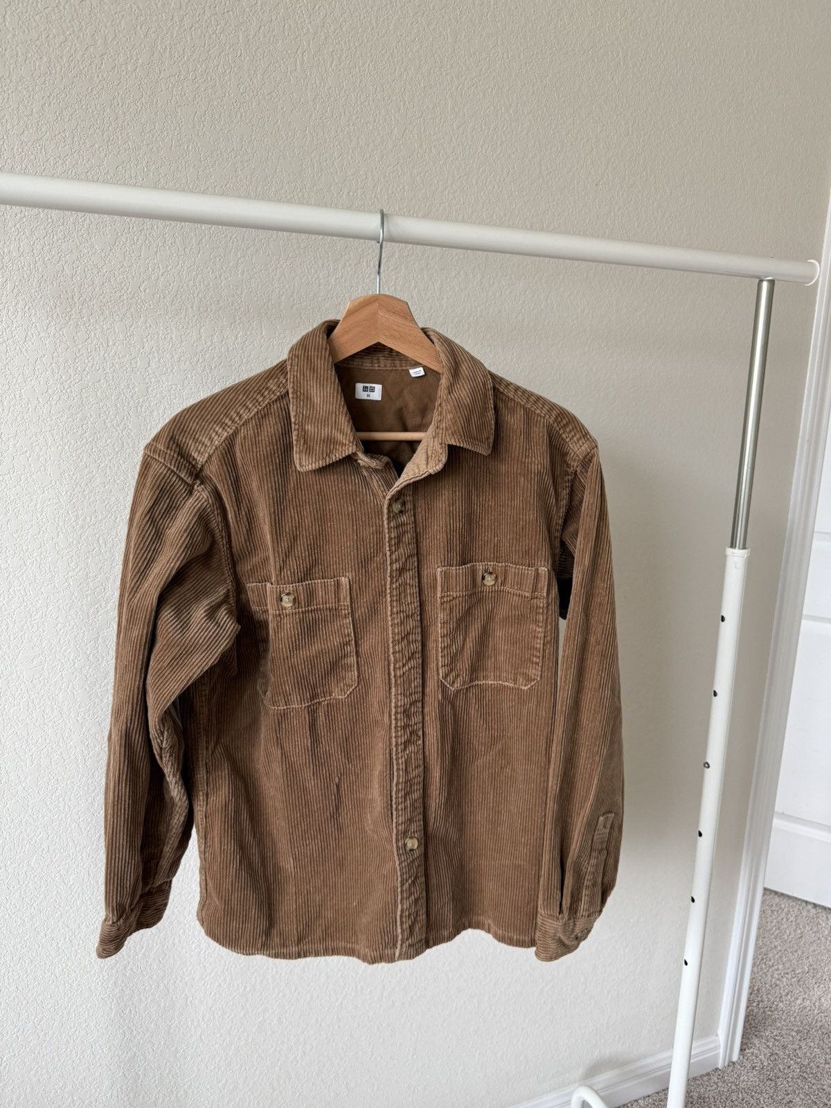 Uniqlo Corduroy Button Down Shirt Size US XS / EU 42 / 0 - 1 Thumbnail