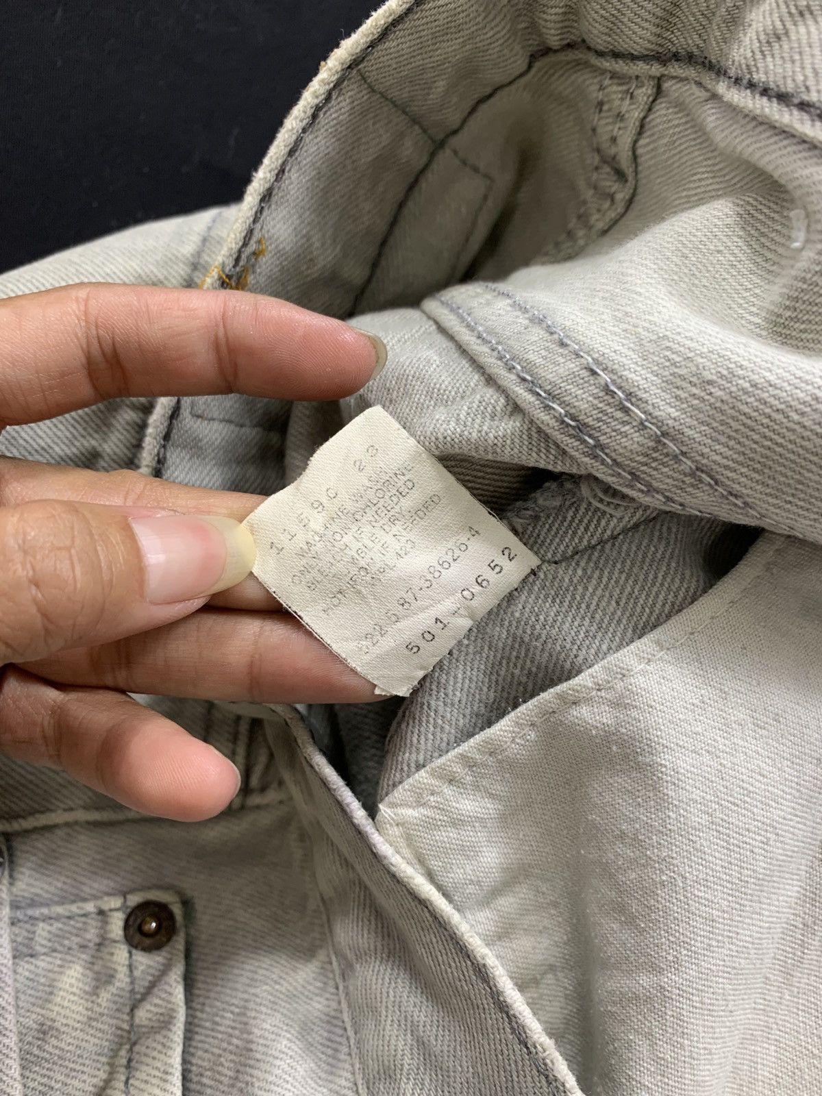 Levi's Vintage Clothing Vintage Levi's Made in Usa Distressed Denim pants Size US 29 - 6 Thumbnail