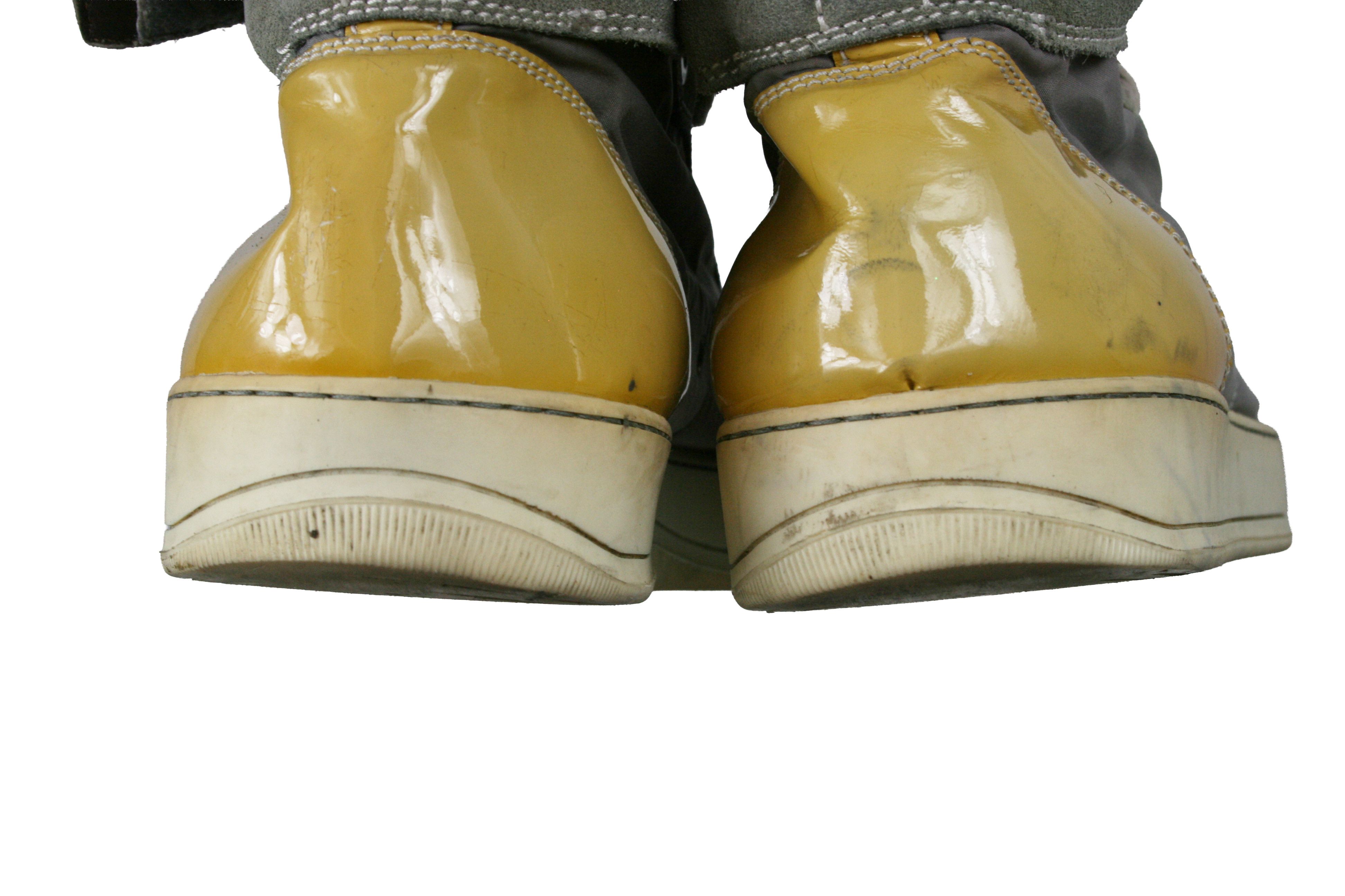 Lanvin DDB1 Distressed Hi-Top Sneakers Size US 10 / EU 43 - 13 Thumbnail