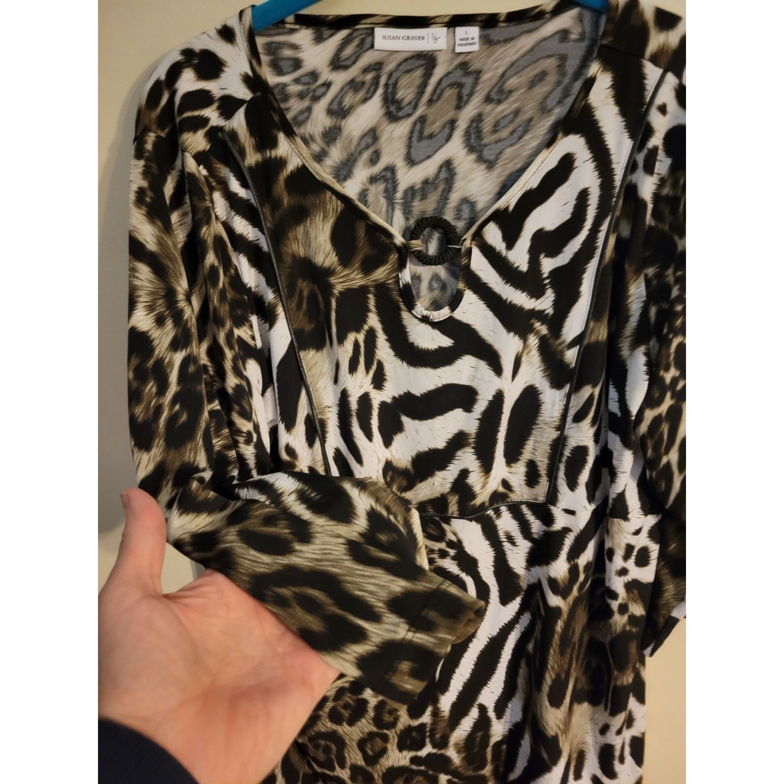 Other Susan Graver Animal Print top size L Size L / US 10 / IT 46 - 3 Thumbnail