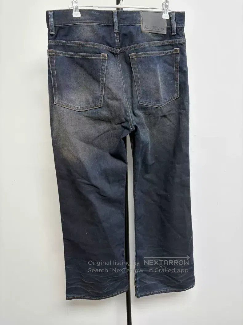 Acne Studios Acne Studios Mid-Rise Cat-Eye Loose Wide Leg Zip-Up Denim Size 30" / US 8 / IT 44 - 2 Thumbnail