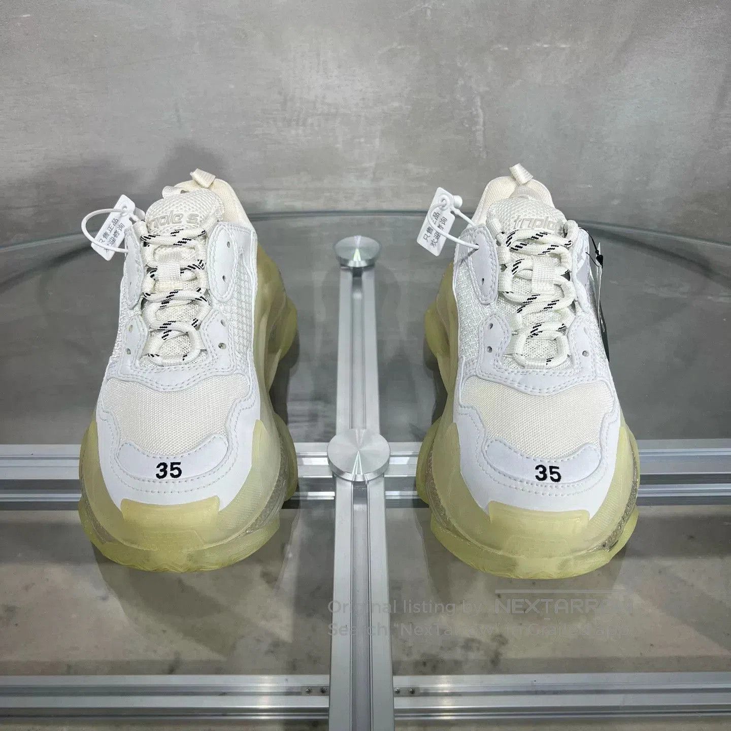 Balenciaga Balenciaga Triple S Clear Sole Sneakers Women. Size US 4 / IT 34 - 1 Thumbnail