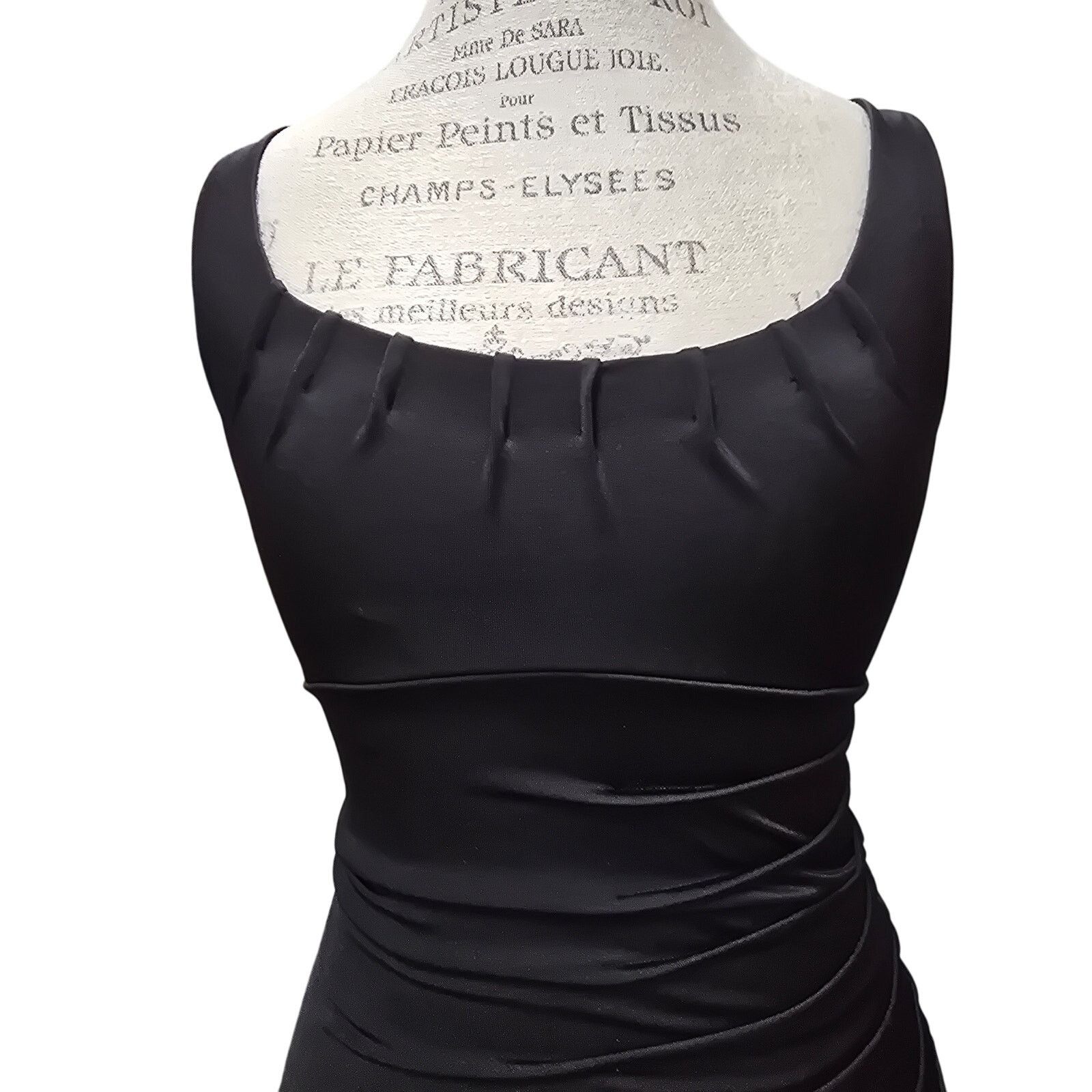 Bebe Bebe Black XS Rouched Dress Size XS / US 0-2 / IT 36-38 - 5 Thumbnail