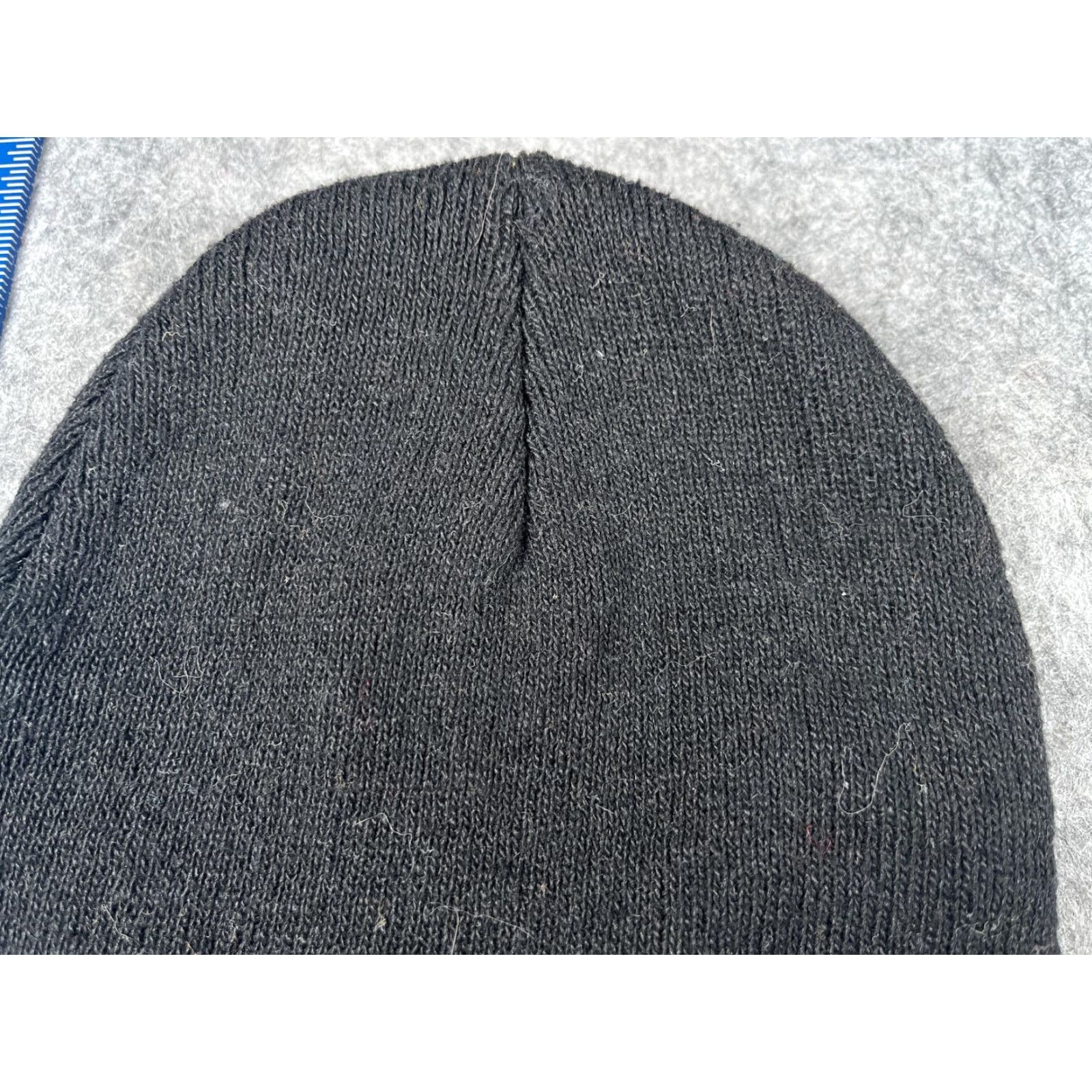 Vintage Medecins Sans Frontieres Beanie Mens One Size Black Knit Winter Warm Logo Size ONE SIZE - 3 Thumbnail