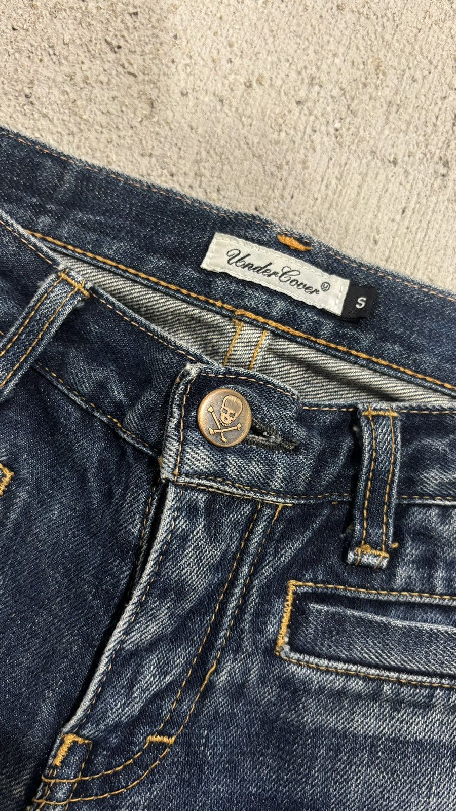 Undercover Undercover AW2004 But Beautiful Lace Print Denim Size 26" / US 2 / IT 38 - 5 Thumbnail