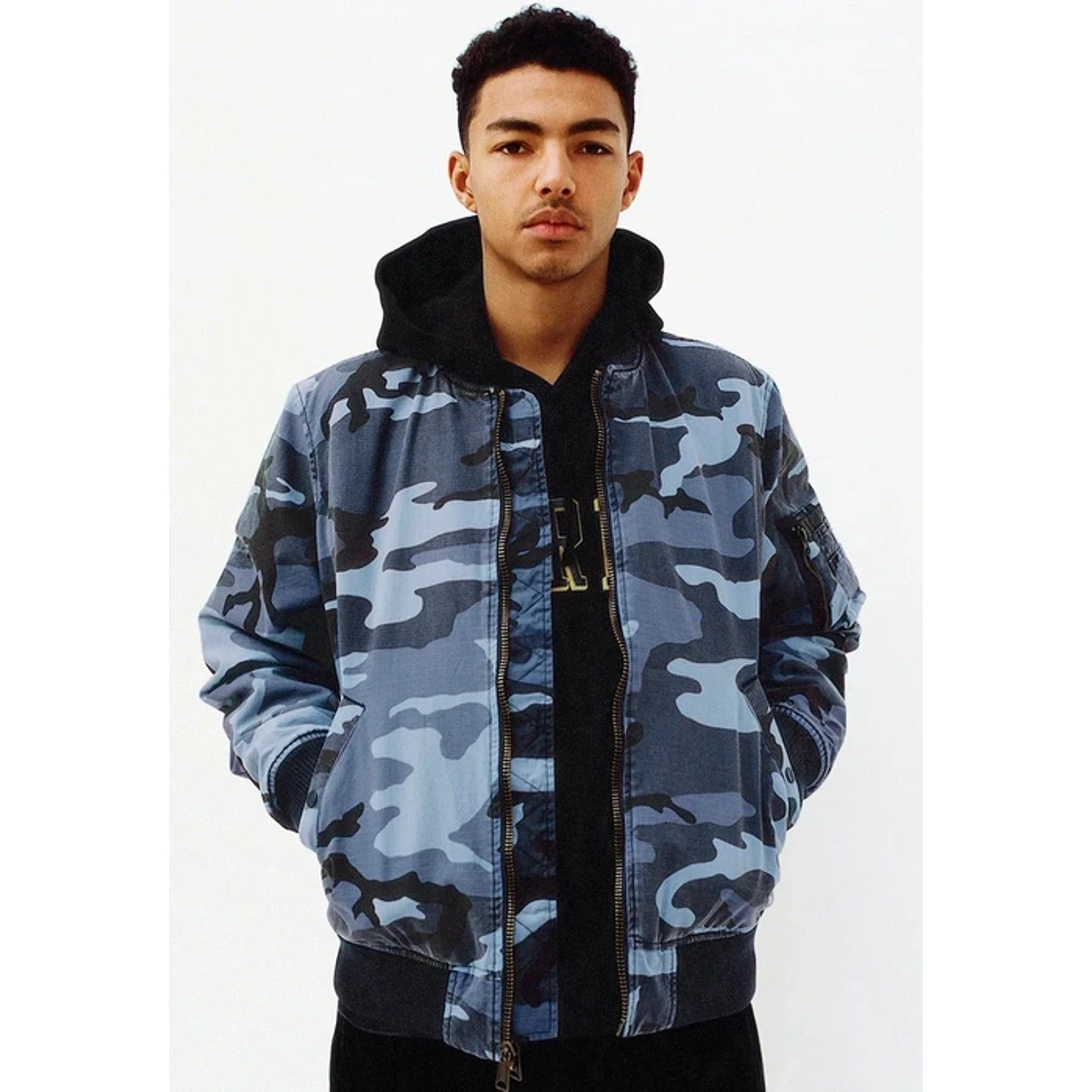Supreme Supreme S/S15 Reversible Cotton MA-1 Bomber Jacket Size US S / EU 44-46 / 1 - 1 Thumbnail