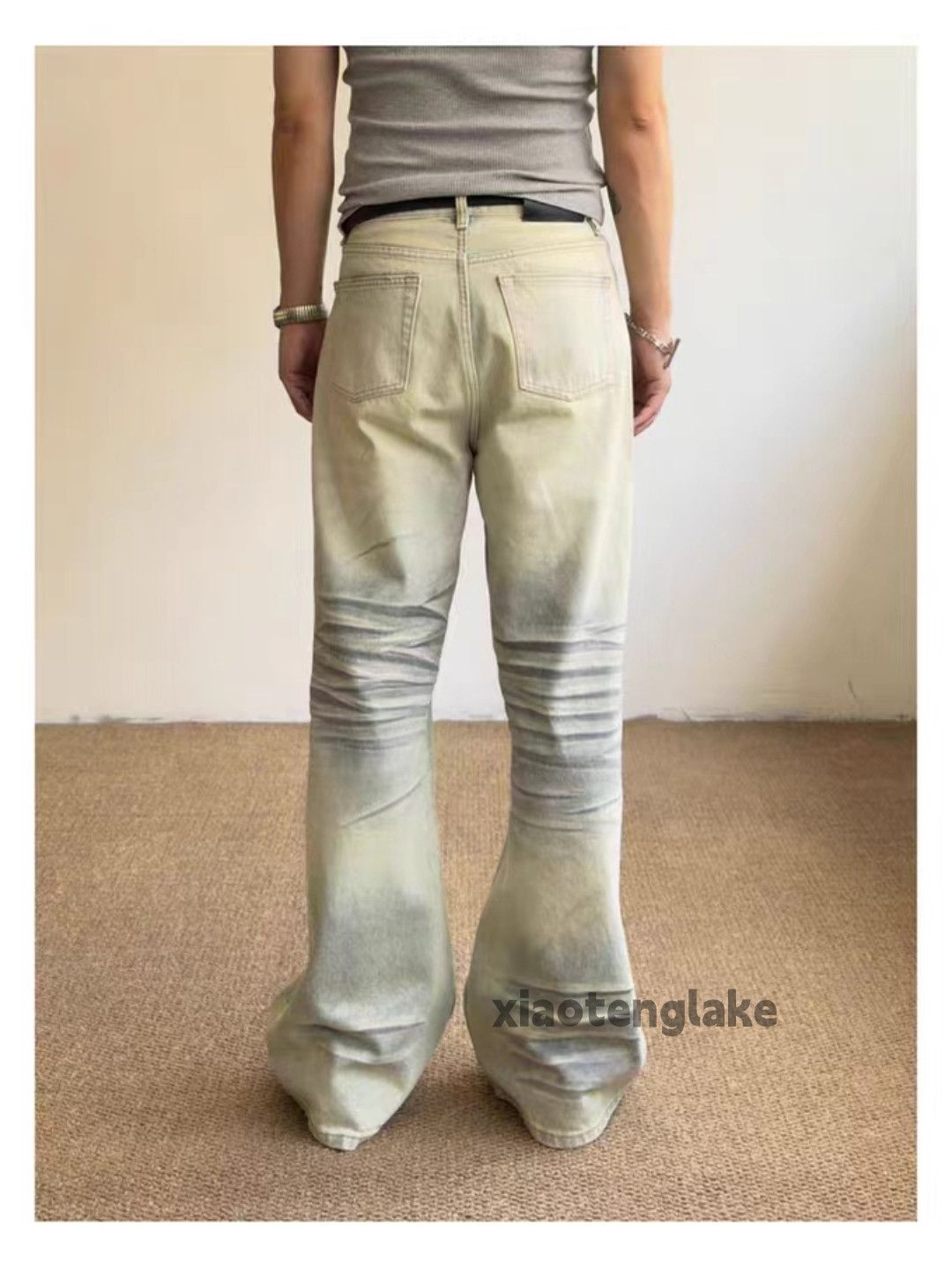 Jean zx rafsimons helmutlang style distressed flared rusty jeans Size US 34 / EU 50 - 5 Thumbnail
