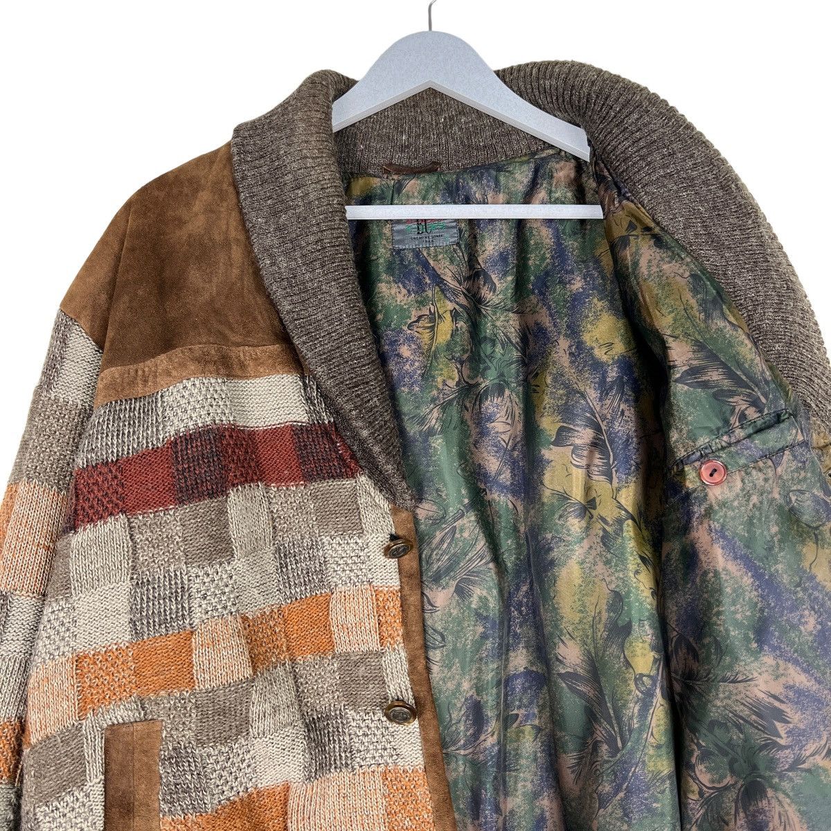 Japanese Brand 🔥 VINTAGE BI COLMAN PATCHWORK BOMBER JACKET Size US L / EU 52-54 / 3 - 11 Thumbnail