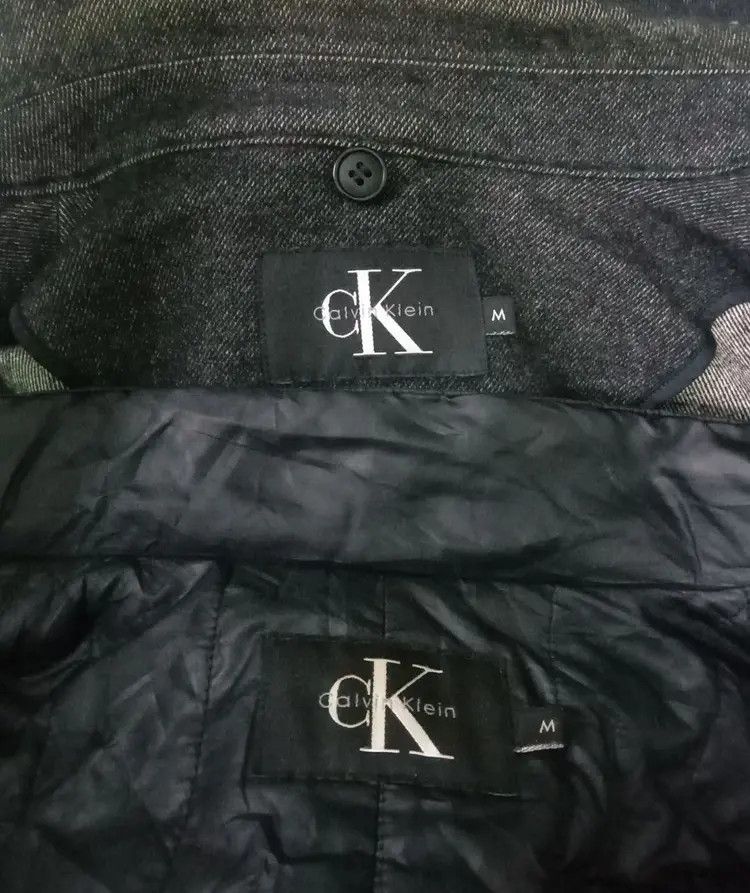 Calvin Klein Calvin Klein Wool Blend Mark Jacket Size US M / EU 48-50 / 2 - 10 Thumbnail
