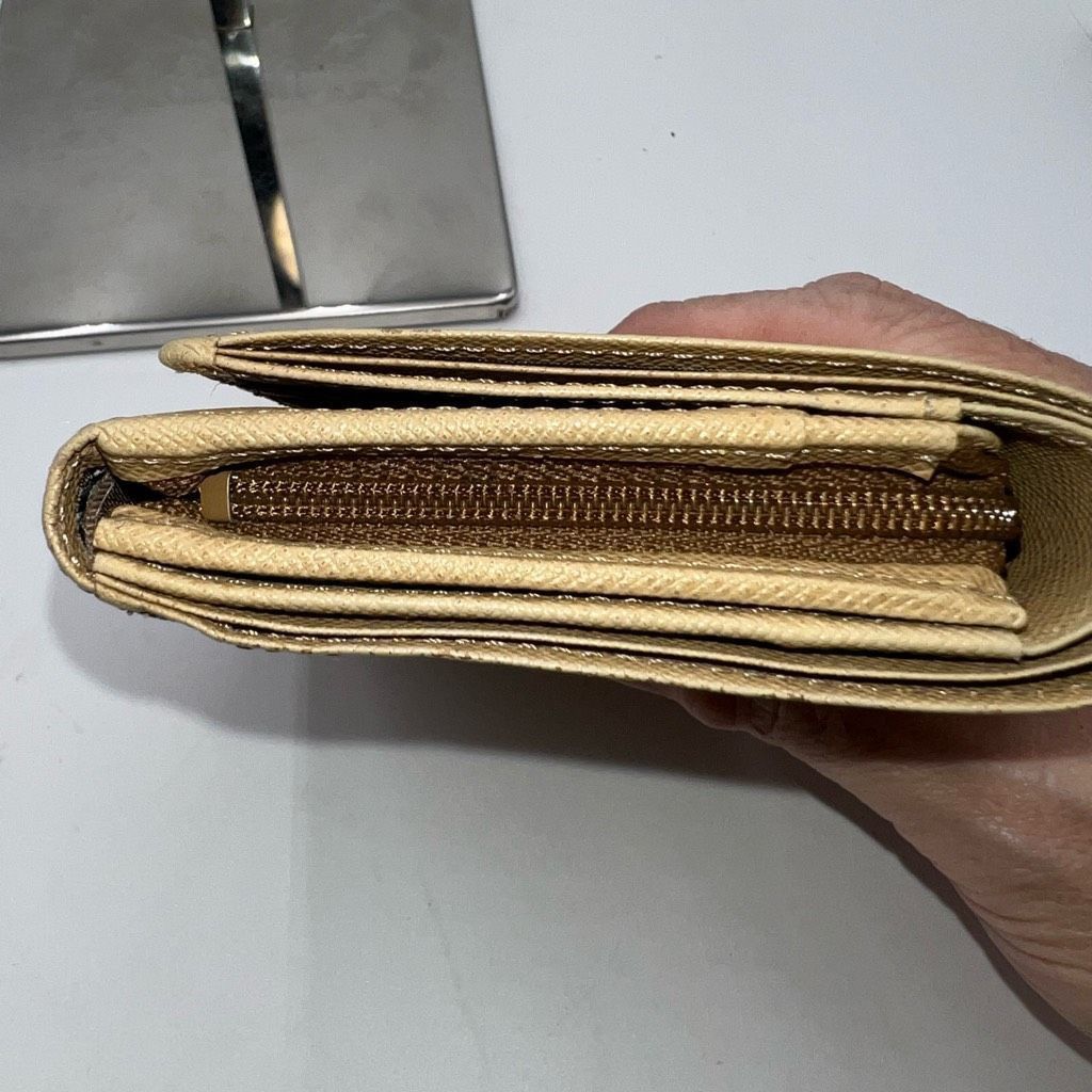 Burberry Burberry Saffiano Leather Snap Front Wallet Size ONE SIZE - 9 Thumbnail
