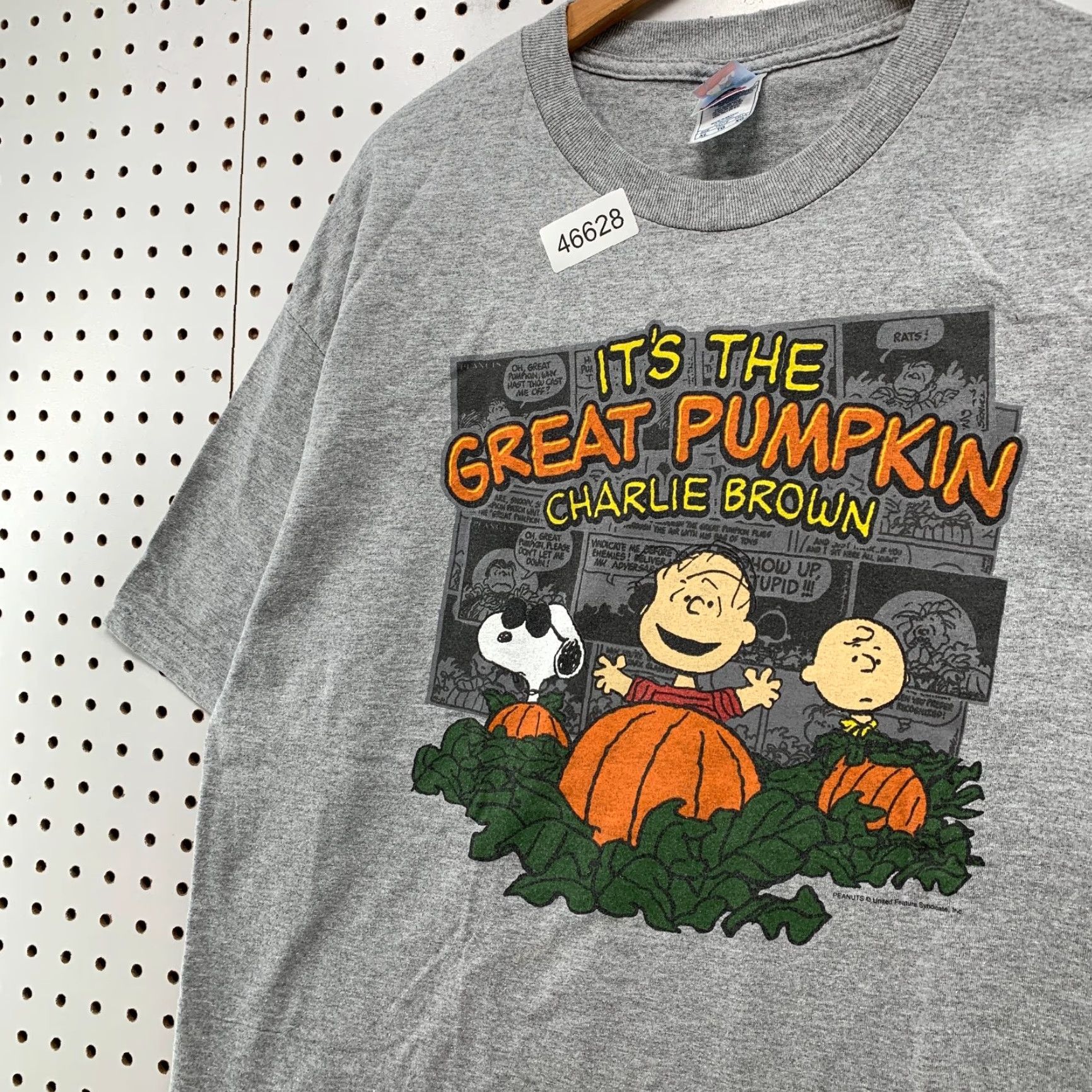 Peanuts VINTAGE Peanuts Halloween Shirt Mens XL Gray Charlie Brown Snoopy | Peanuts Shirt | Halloween | Gray | XL | Mens | Vintage Size US XL / EU 56 / 4 - 7 Thumbnail