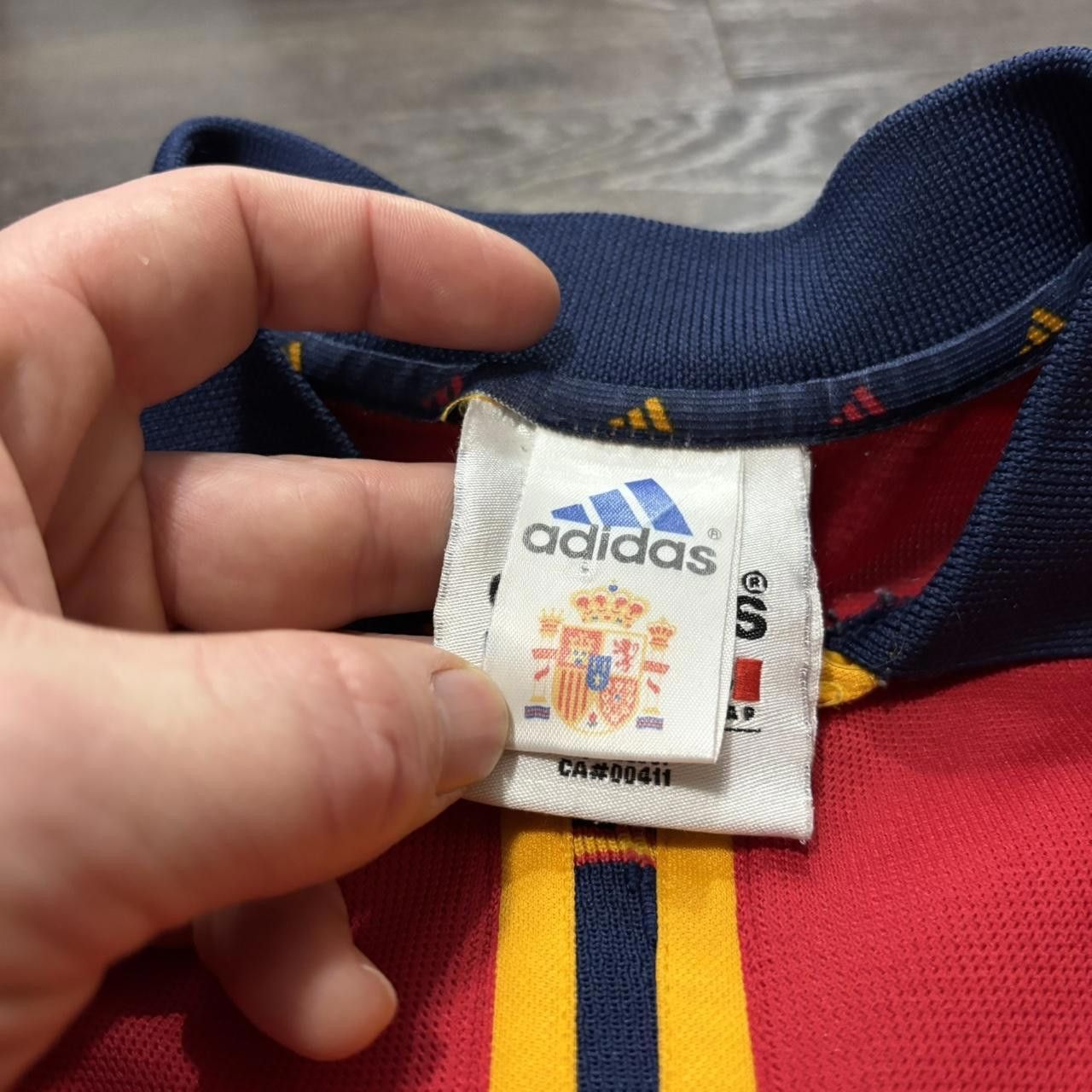 Adidas Vintage adidas climalite Spain national team 99-02 jersey S Size US S / EU 44-46 / 1 - 8 Thumbnail