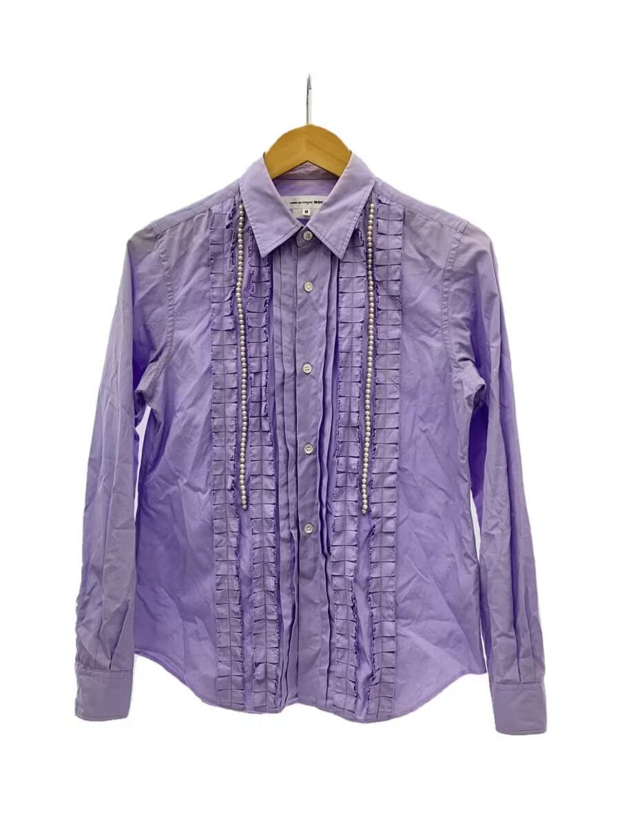 Comme des Garcons Pleated Pearl Button Shirt - Comme Des Garcons Size US M / EU 48-50 / 2 - 1 Thumbnail