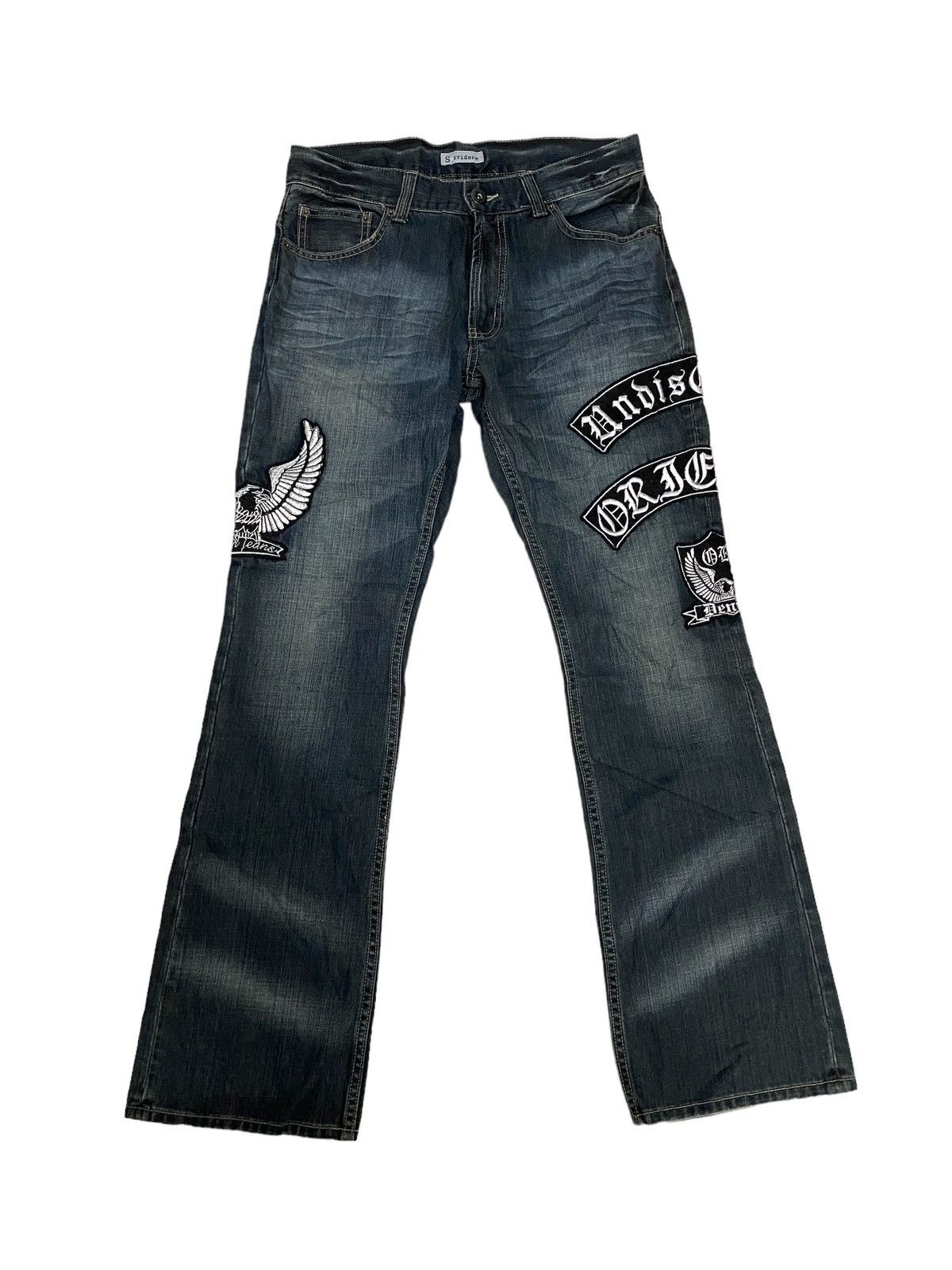 Japanese Brand × Vintage Offer‼️Vintage Sorridere Japanese Distress Denim Jeans Size US 33 - 2 Thumbnail