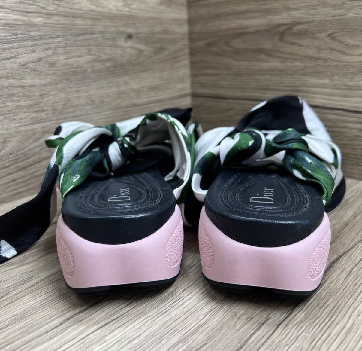 Dior Dior Garden Tie Strap Slippers J41 Size US 7 / IT 37 - 3 Thumbnail