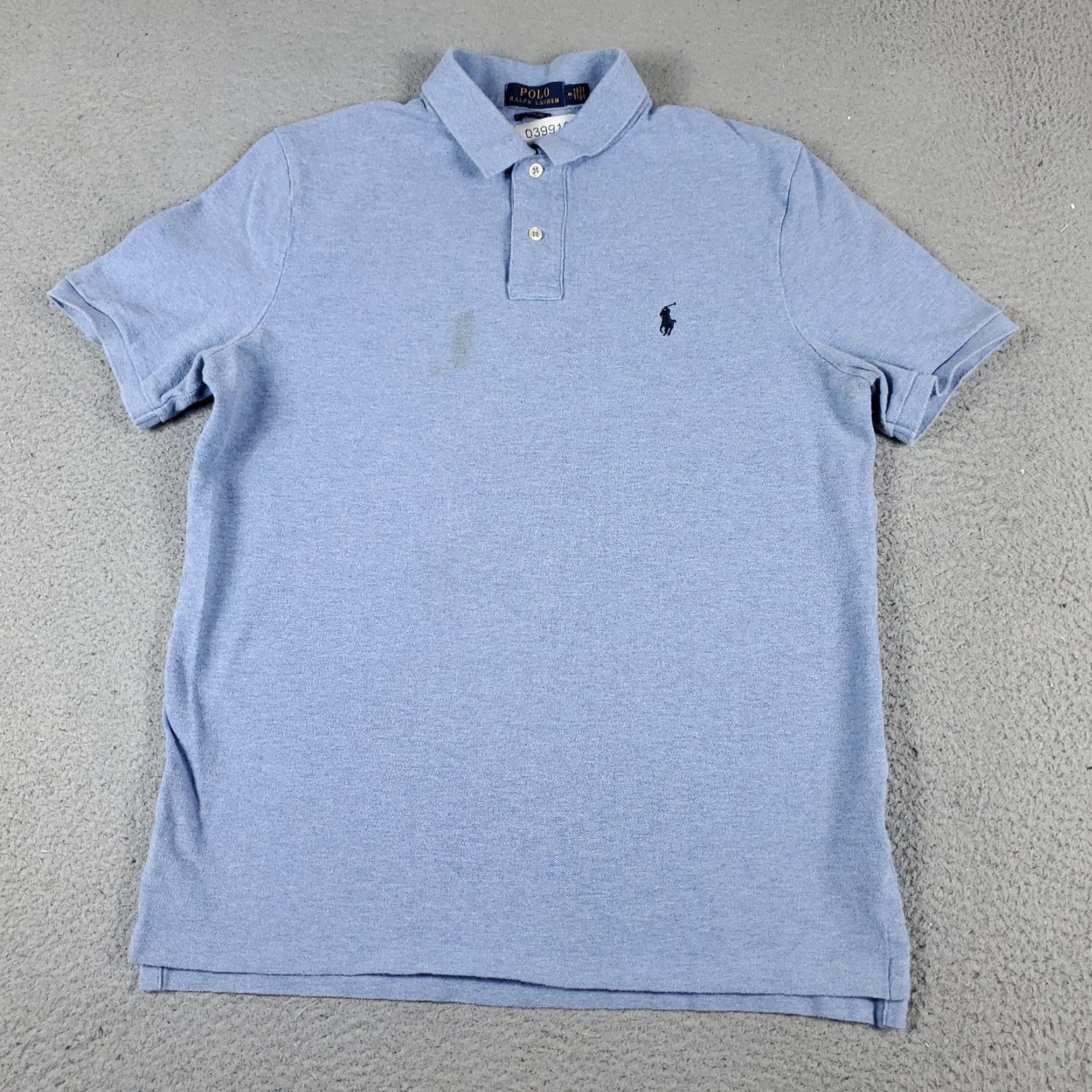 Ralph Lauren Ralph Lauren Polo Shirt Mens Medium Blue Casual Short Sleeve Activwear Size US M / EU 48-50 / 2 - 2 Thumbnail