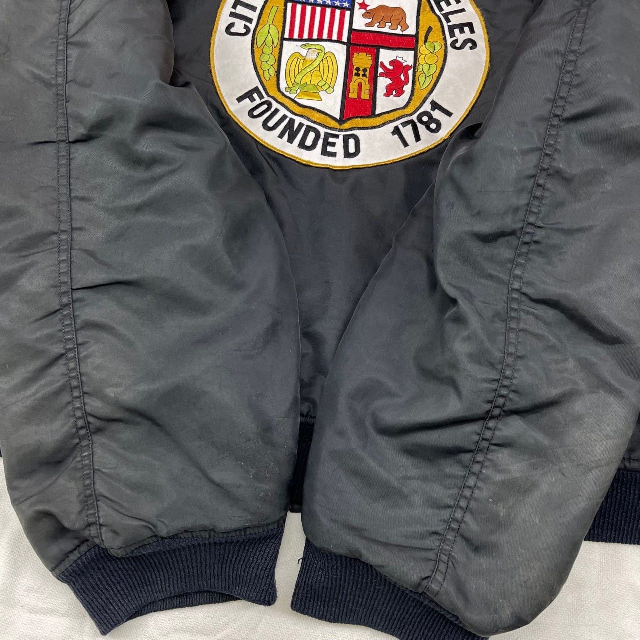 Other CITY OF LA by HAL INDUSTRIES INC Flight Jacket Type MA-1 Size US XXL / EU 58 / 5 - 5 Thumbnail