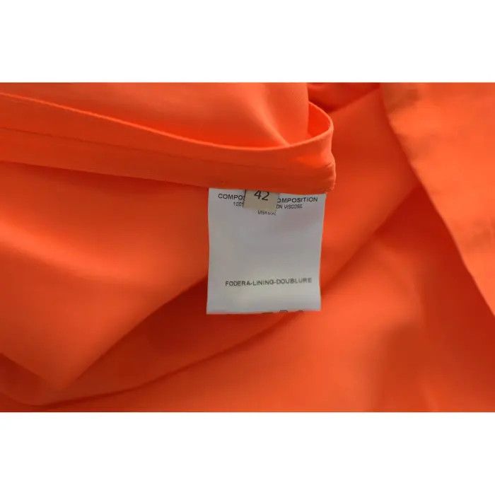 Designer Stella McCartney Orange mini dress Size M / US 6-8 / IT 42-44 - 4 Thumbnail