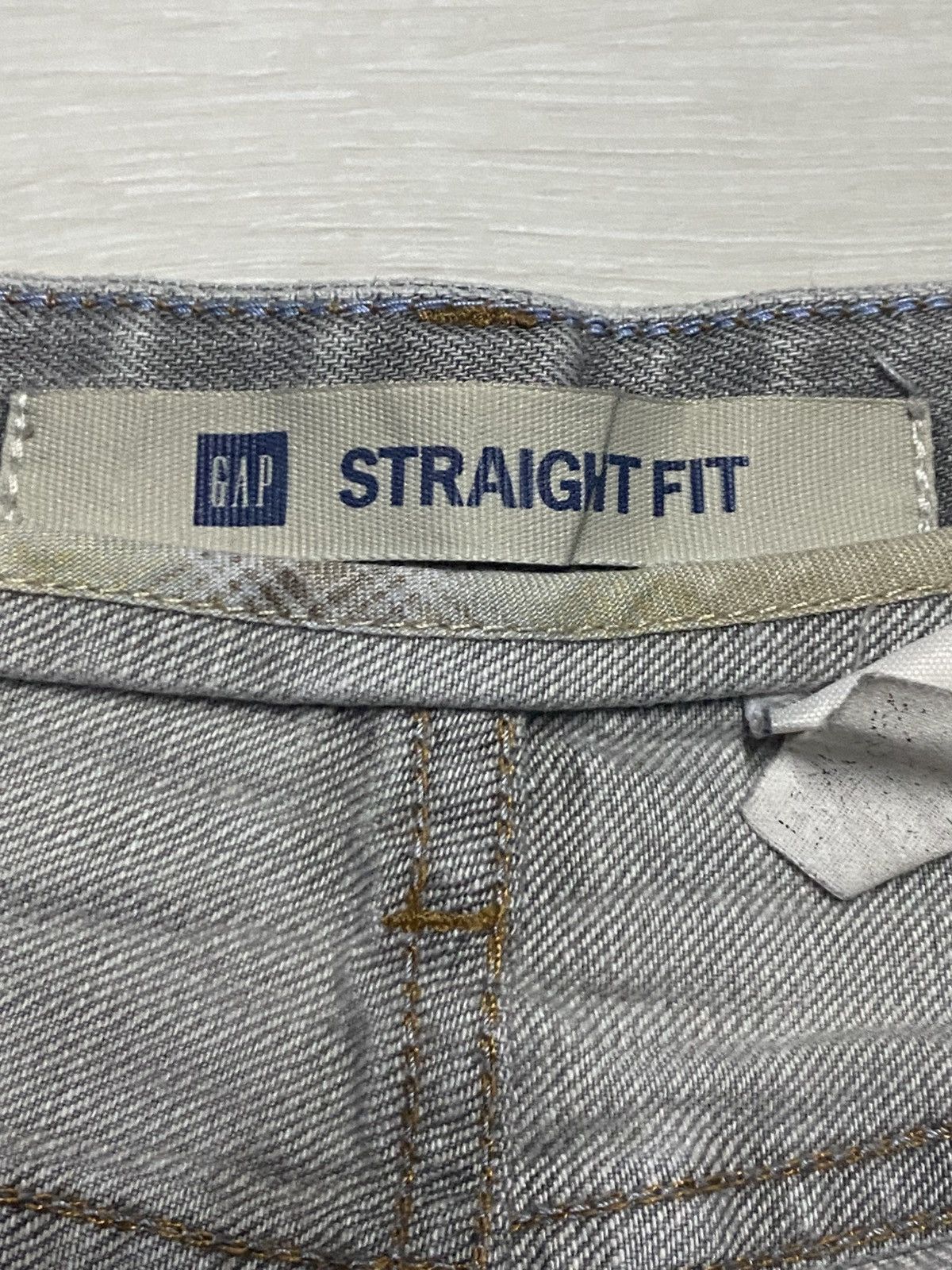 Gap Vintage Gap Denim Grey Distressed Slim Fit Jeans Size US 30 / EU 46 - 15 Thumbnail