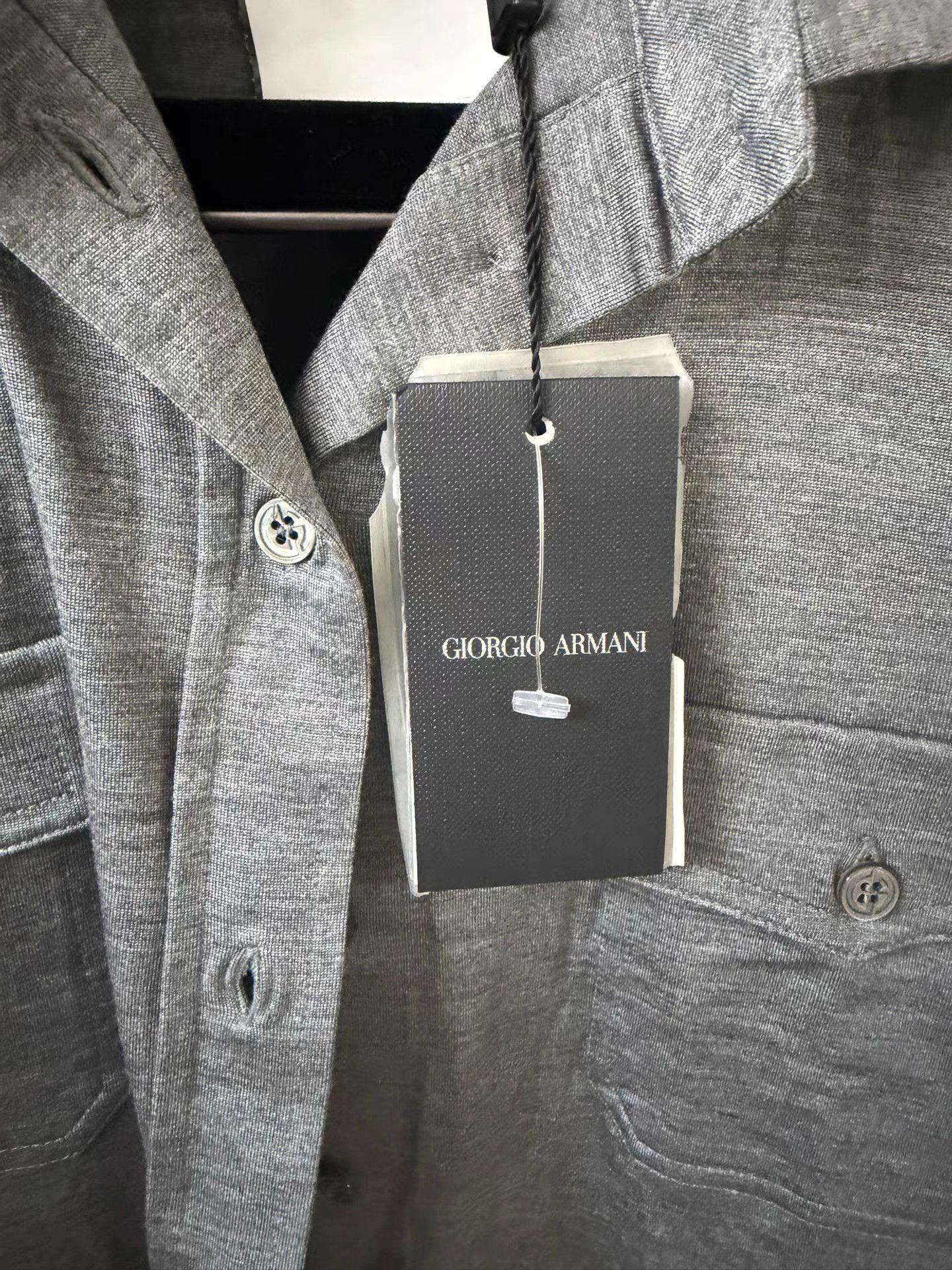 Giorgio Armani Giorgio Armani Silk Polo Short Sleeve T-Shirt K18 Size US M / EU 48-50 / 2 - 3 Thumbnail
