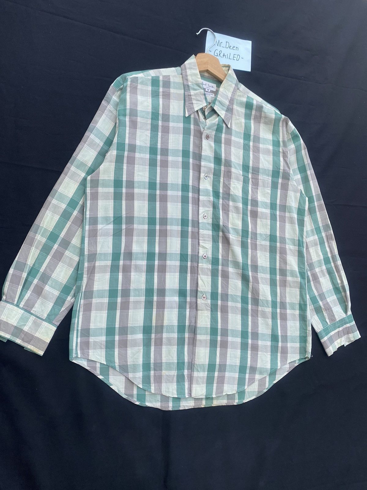 Paul Smith Rare Vintage Paul Smith Checkered Buttons Up Shirt Size US M / EU 48-50 / 2 - 2 Thumbnail