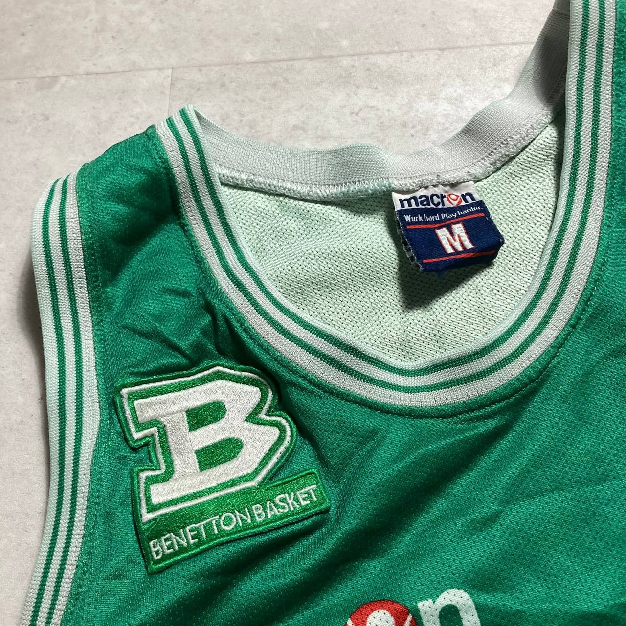 Macron Benetton Basket Pallacanestro Treviso Basketball Jersey Size US M / EU 48-50 / 2 - 4 Thumbnail