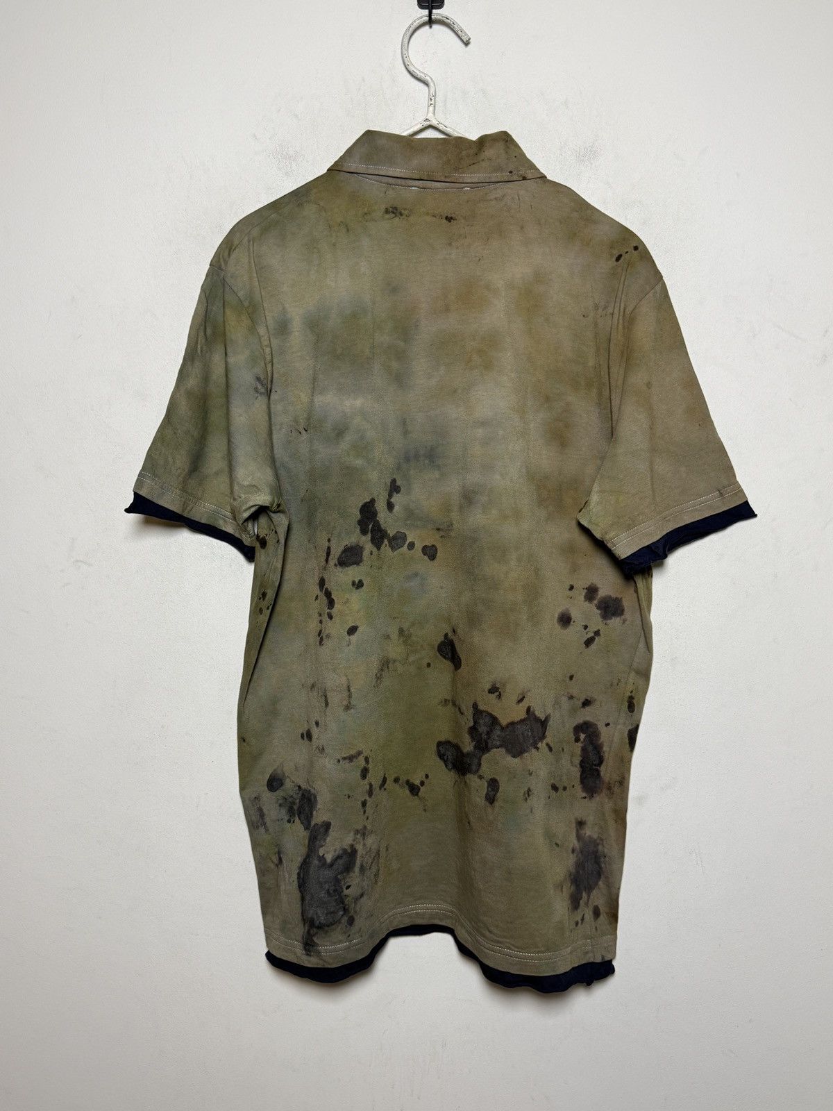 Yves Saint Laurent Vintage Yves Saint Laurent polo shirt overdyed 1of1 Size US M / EU 48-50 / 2 - 6 Thumbnail