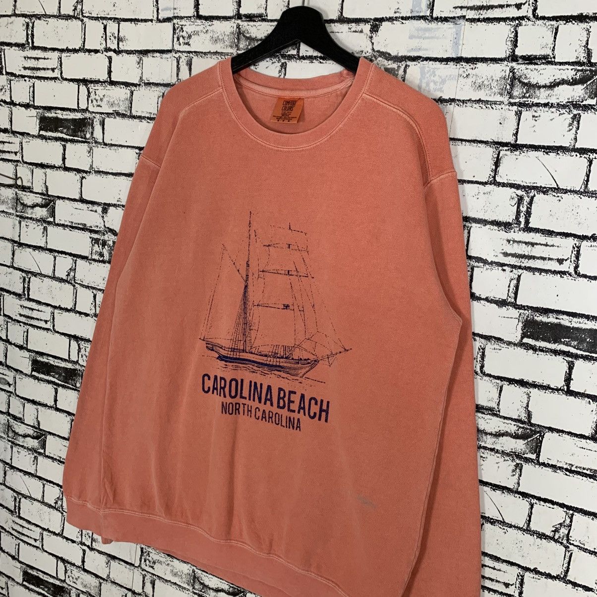 Vintage Vintage Carolina Beach Sweatshirt Size US M / EU 48-50 / 2 - 2 Thumbnail