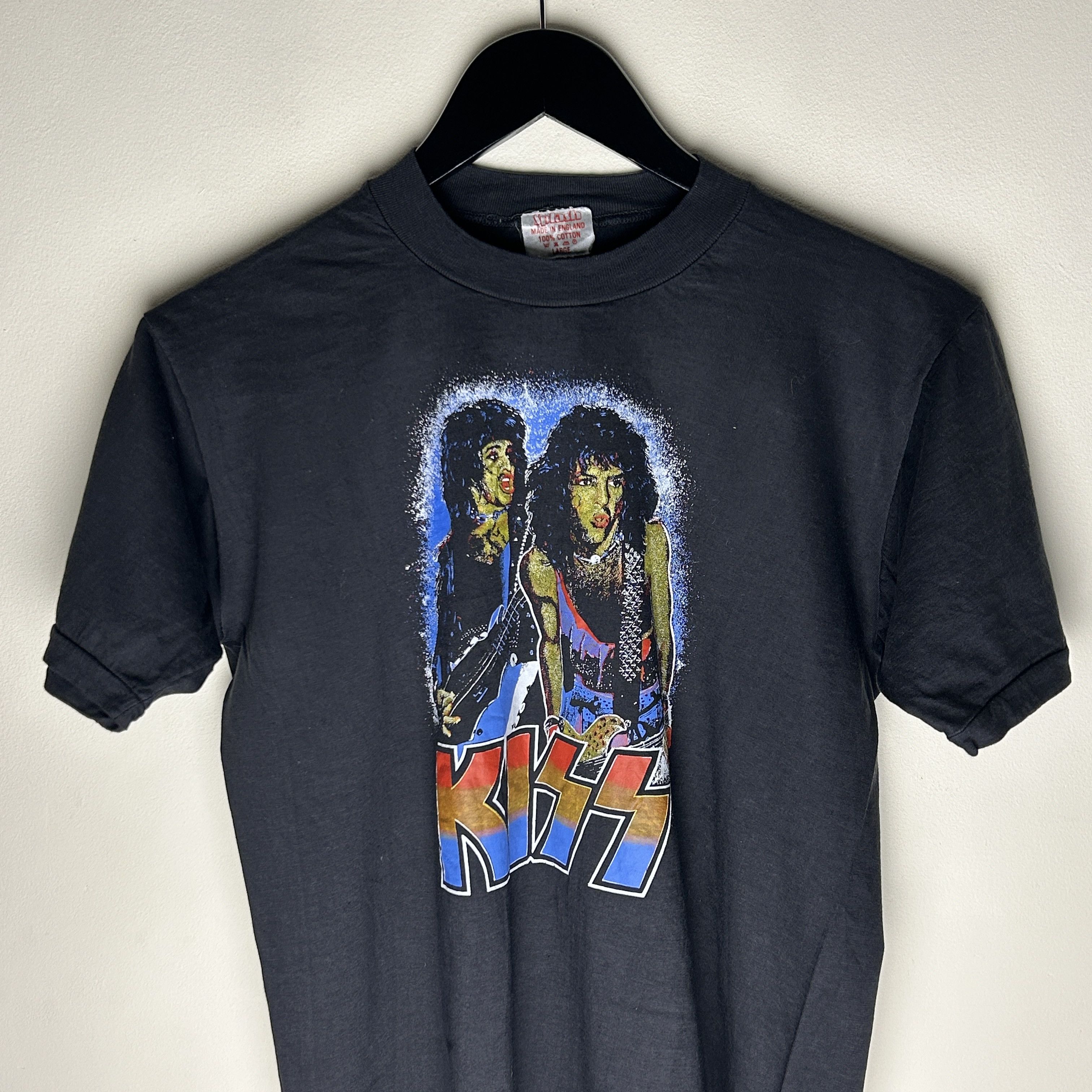 Band Tees Vintage Kiss 80’s Rock Band T-shirt Size US L / EU 52-54 / 3 - 2 Thumbnail