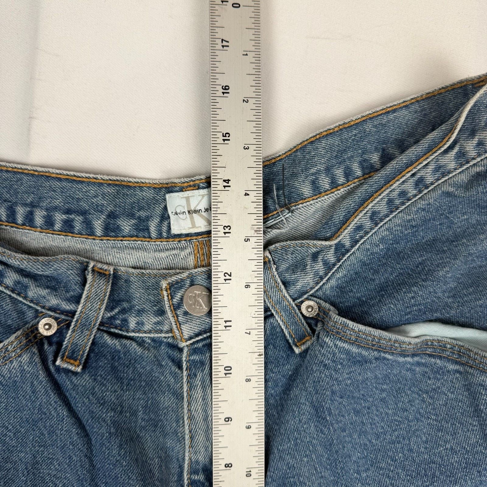 Calvin Klein Calvin Klein Jeans Men's 32x30 Carpenter Pants Medium Wash D Size US 32 / EU 48 - 4 Thumbnail