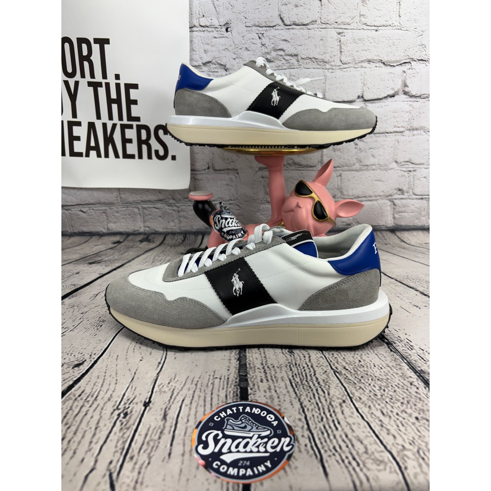 Ralph Lauren Polo Ralph Lauren Train Trainer ColorBlock Shoes Mens 10 NEW Size US 10 / EU 43 - 5 Thumbnail