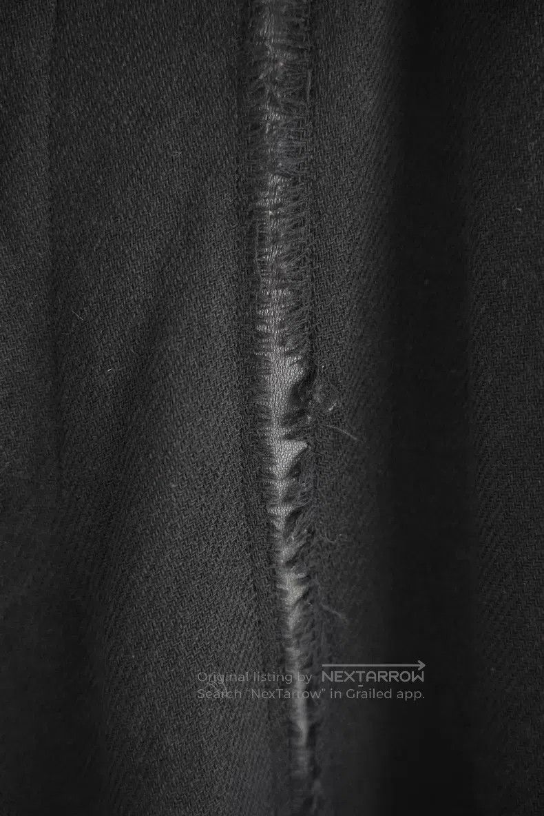 Yohji Yamamoto Yohji Yamamoto size 2 05aw torn patchwork leather trousers Size US 28 / EU 44 - 5 Thumbnail