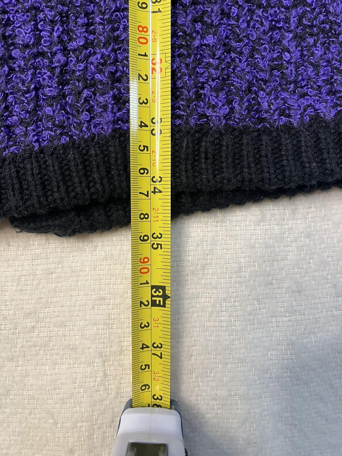 Vintage Vintage 90s Monto Par Le Chois Long Purple Cardigan Sweater Size US M / EU 48-50 / 2 - 6 Thumbnail