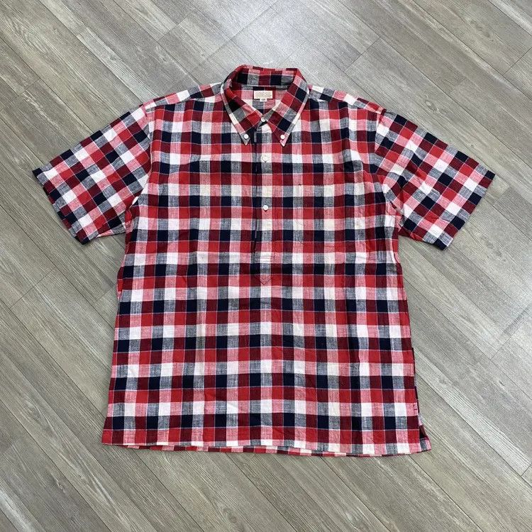 Sugar Cane Sugar Cane Half Button plaid Shirts Size US L / EU 52-54 / 3 - 1 Thumbnail