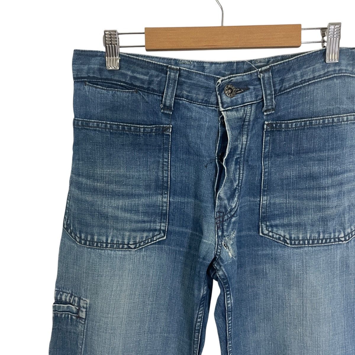 Blue Blue Japan Vintage Blue Blue Japan Bush Denim Jeans Size US 30 / EU 46 - 3 Thumbnail
