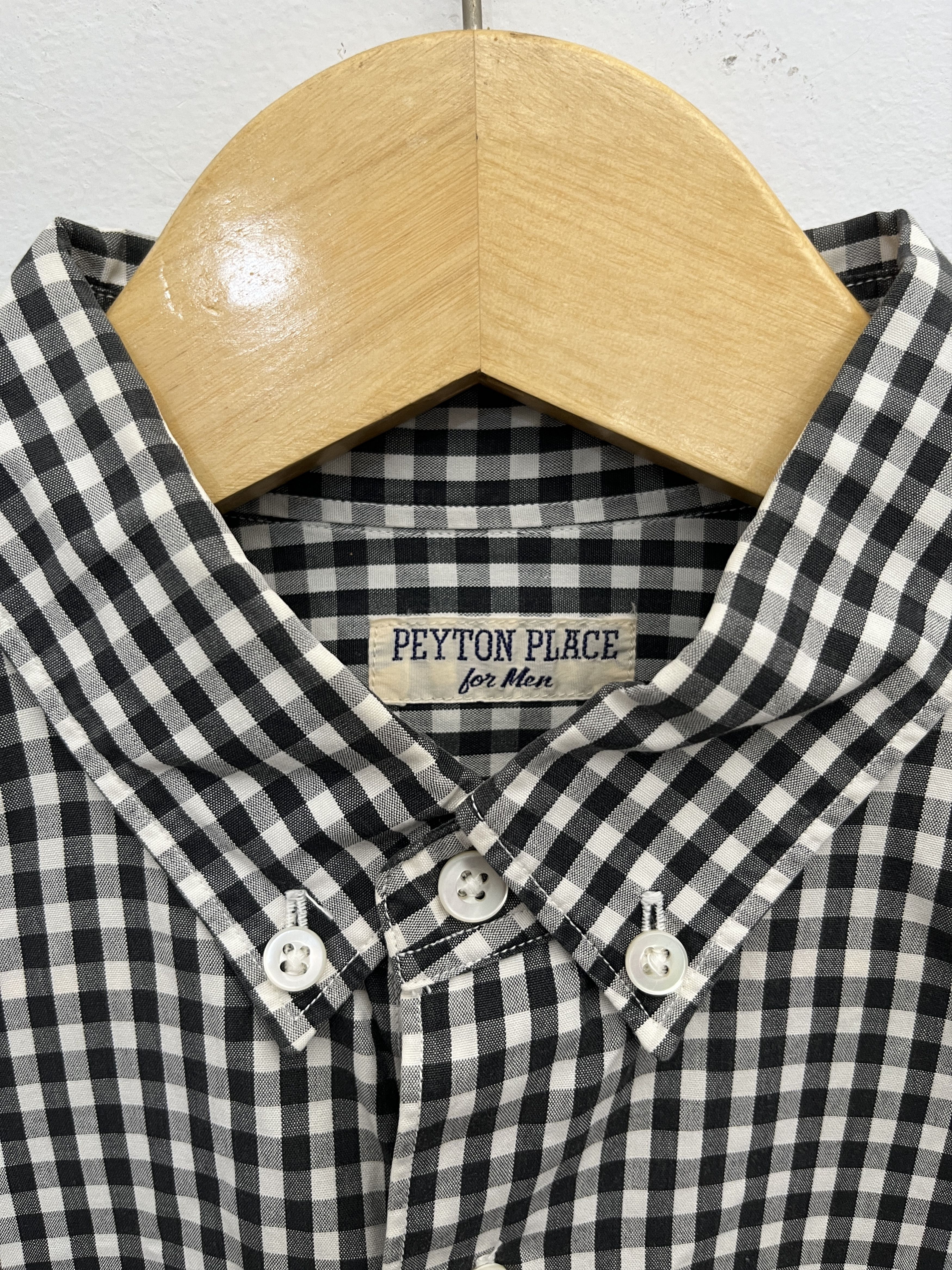 PPFM Vintage PPFM Checkered Shirt Black & White – L Size US L / EU 52-54 / 3 - 1 Thumbnail