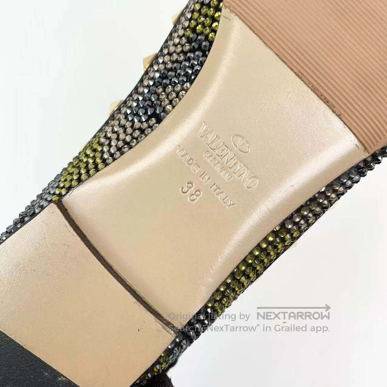 Valentino Valentino Fancy colored diamond studded flats| Size US 7.5 / IT 37.5 - 6 Thumbnail